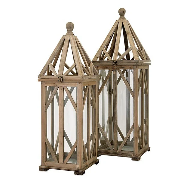 Gwinnett Wood Lantern Large - Image 2