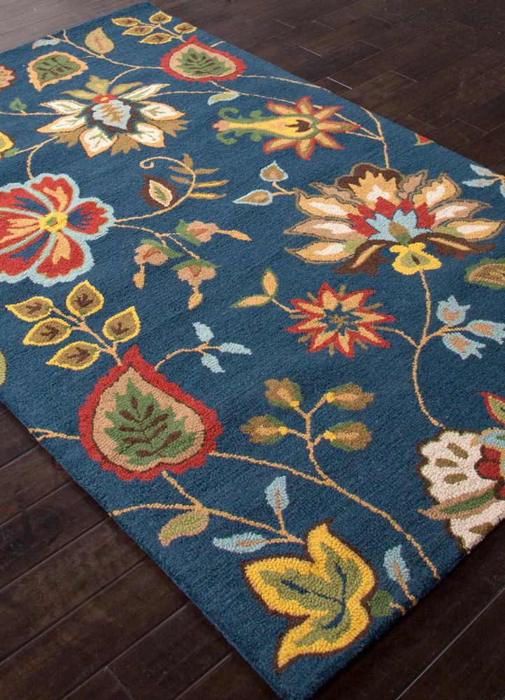 Hacienda Feria Medium Navy Area Rug - Image 2