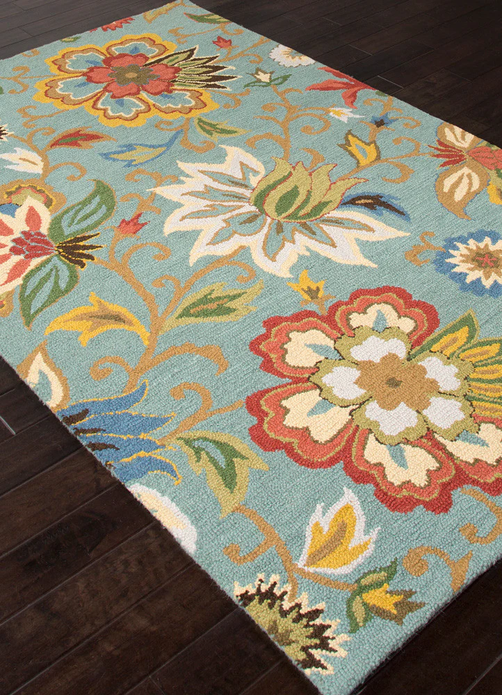 Hacienda Zamora Light Turquoise Area Rug - Image 2