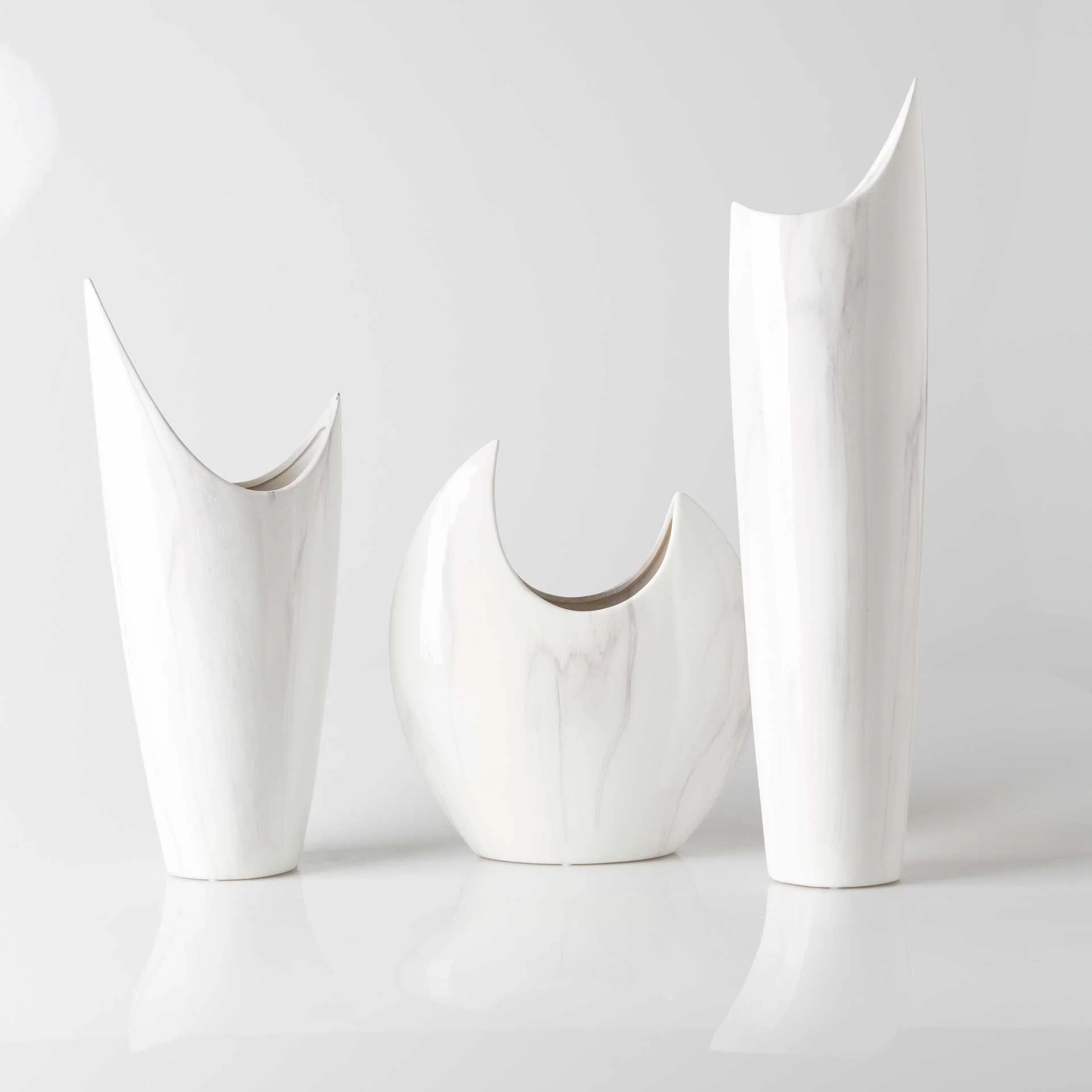 Hadleigh Vase White/Charcoal - Image 7