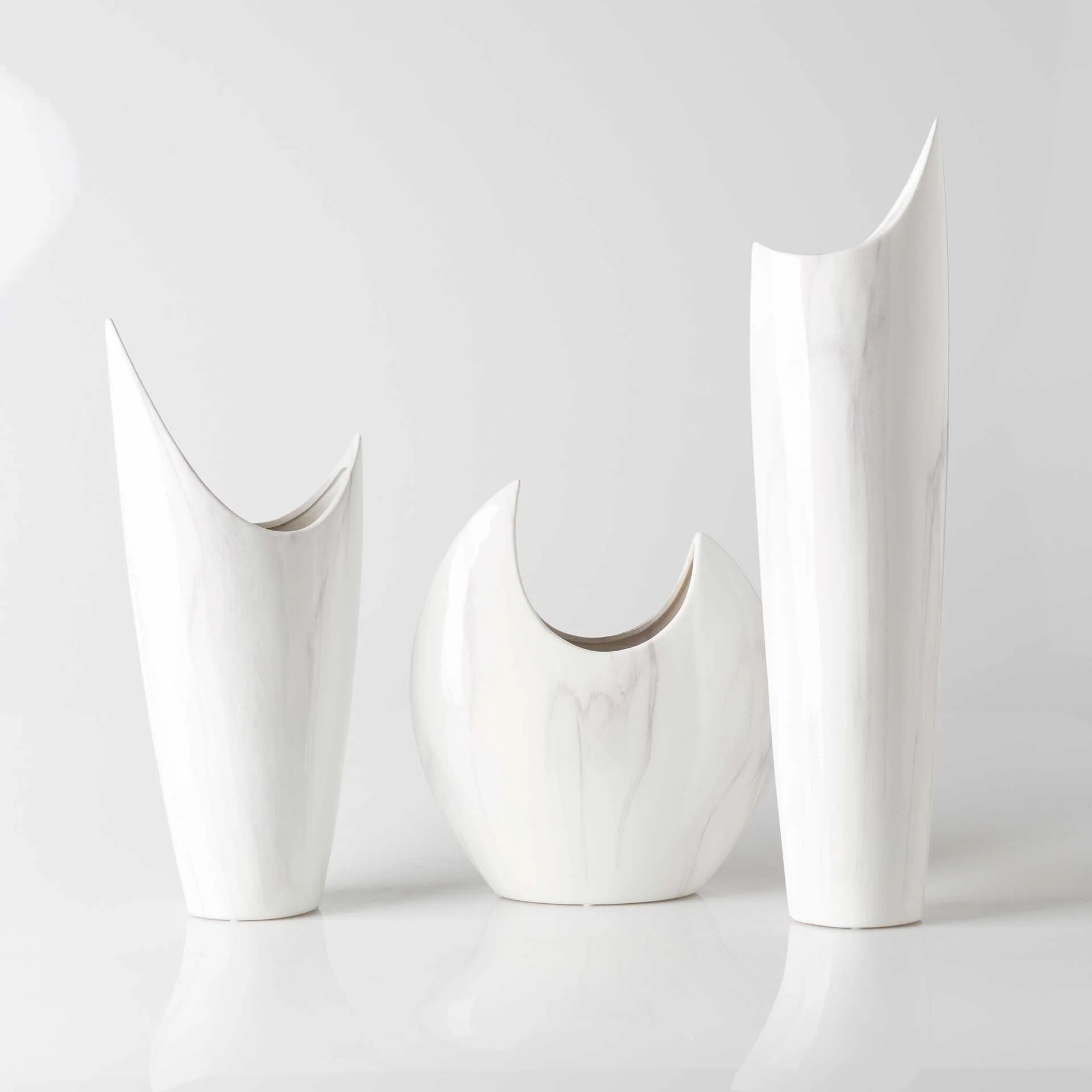 Hadleigh Vase White/Charcoal - Image 8