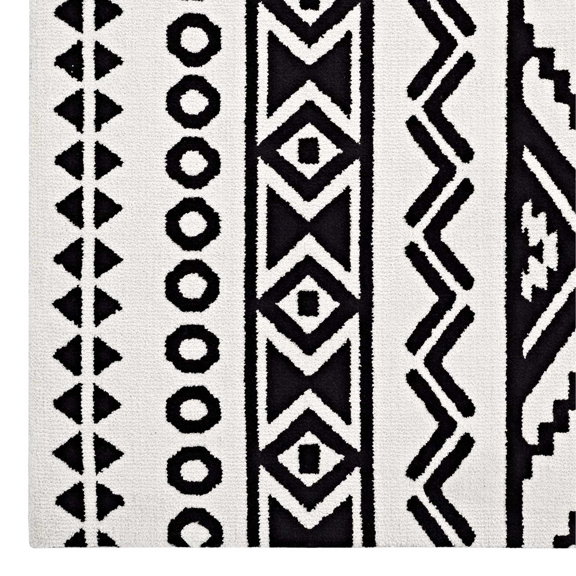 Hadley Area Rug Black/White - Image 2