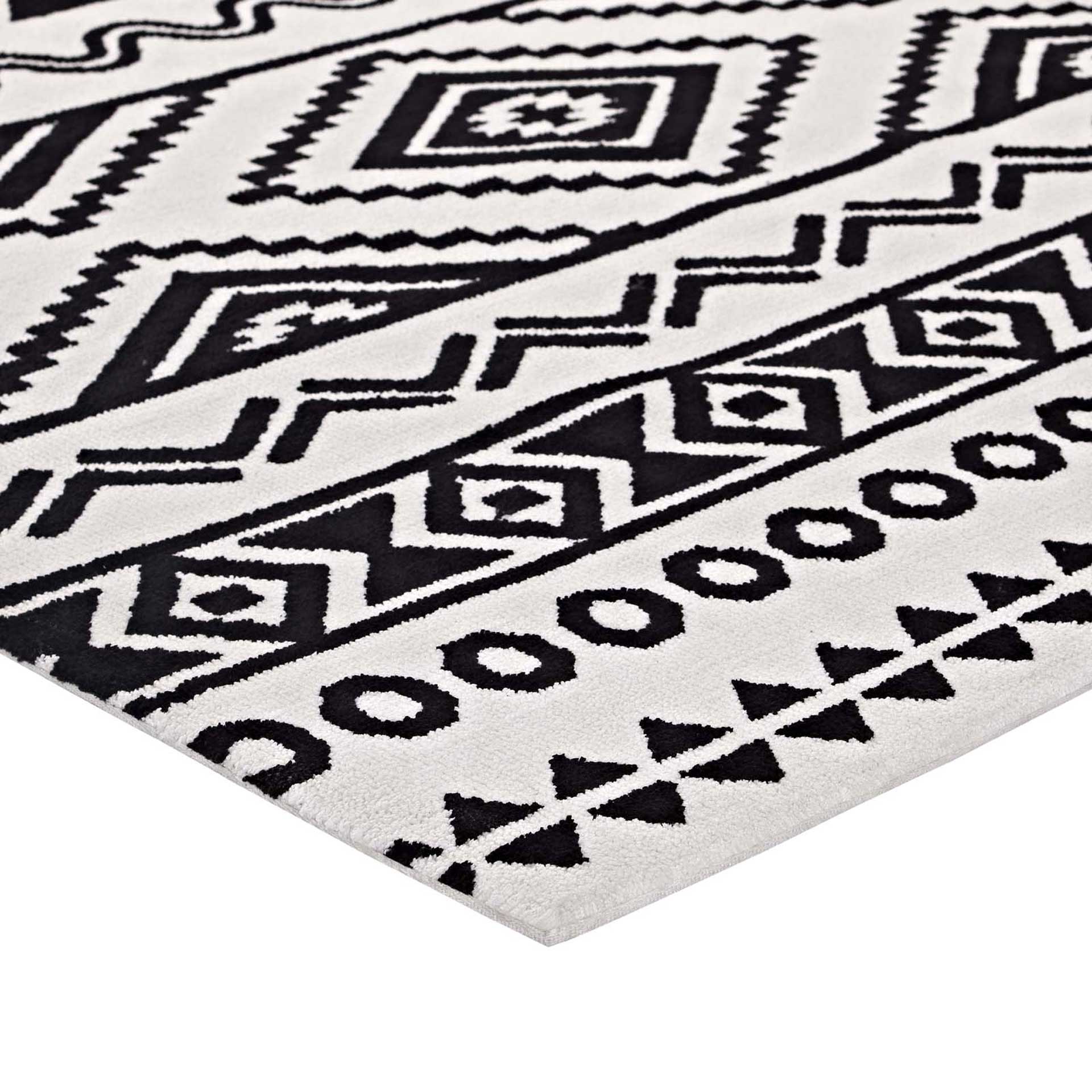 Hadley Area Rug Black/White - Image 3
