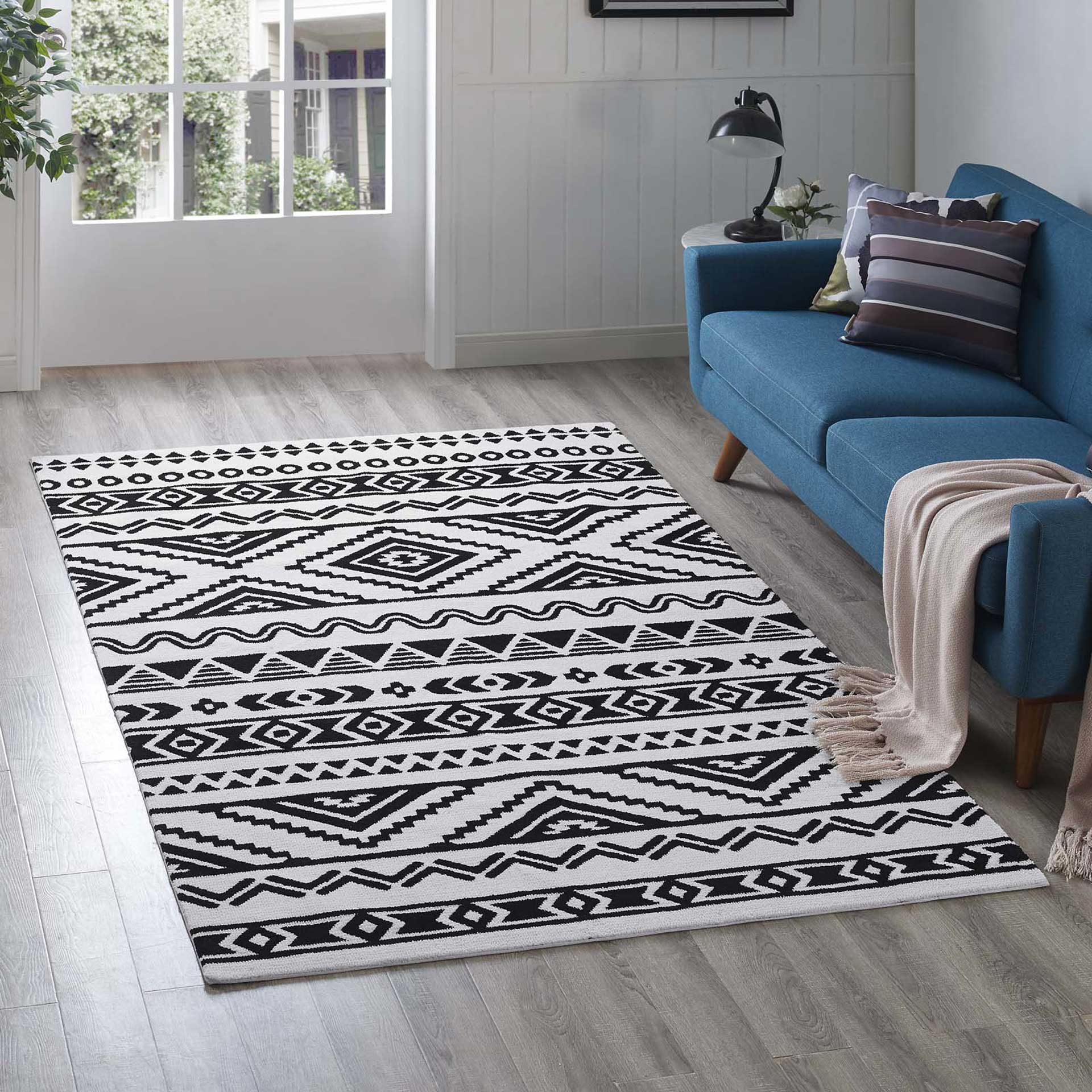 Hadley Area Rug Black/White - Image 8