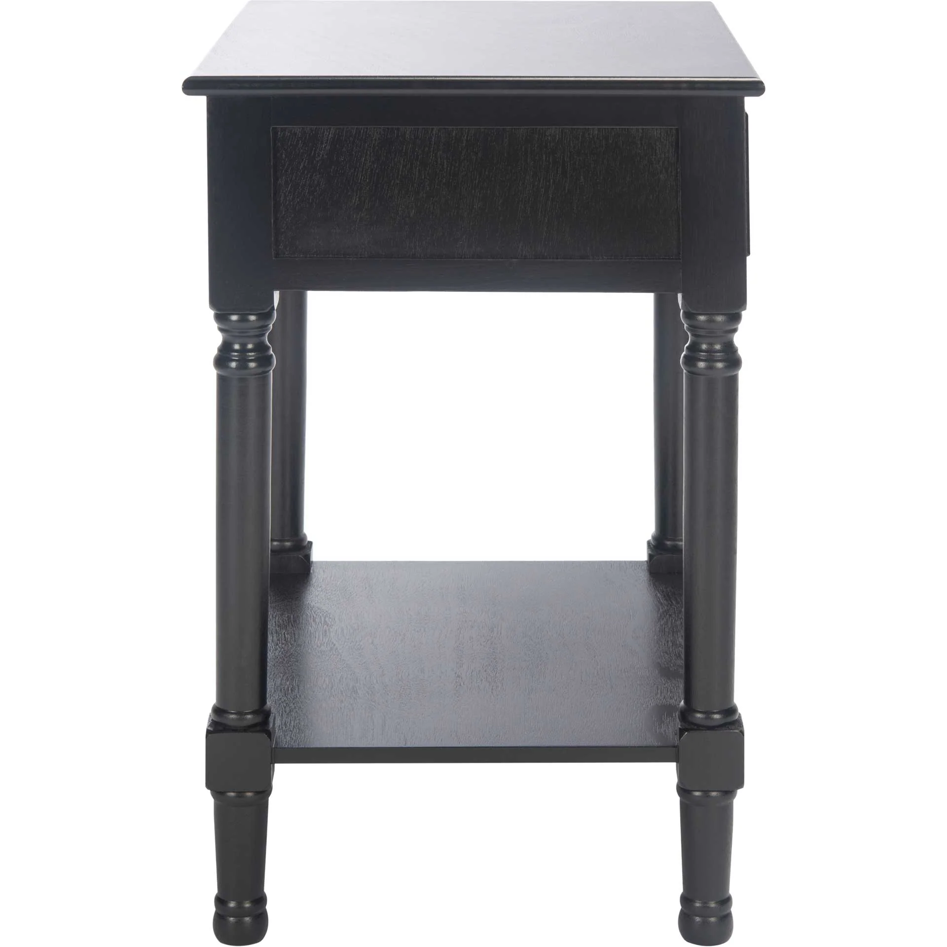 Hale 1 Drawer Accent Table Black - Image 3