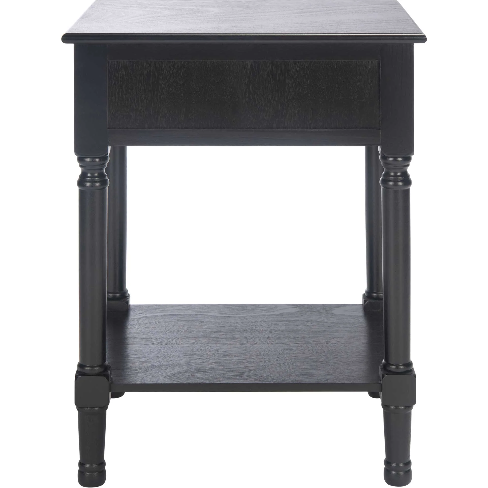 Hale 1 Drawer Accent Table Black - Image 4