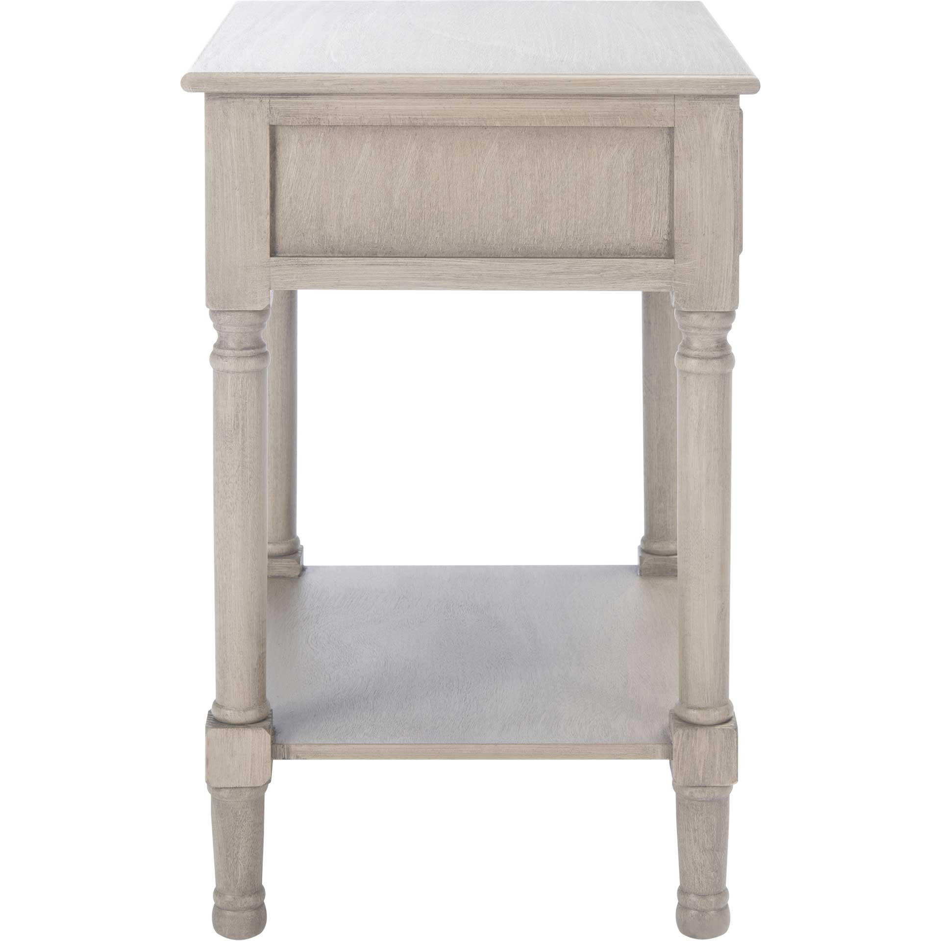 Hale 1 Drawer Accent Table Greige - Image 3