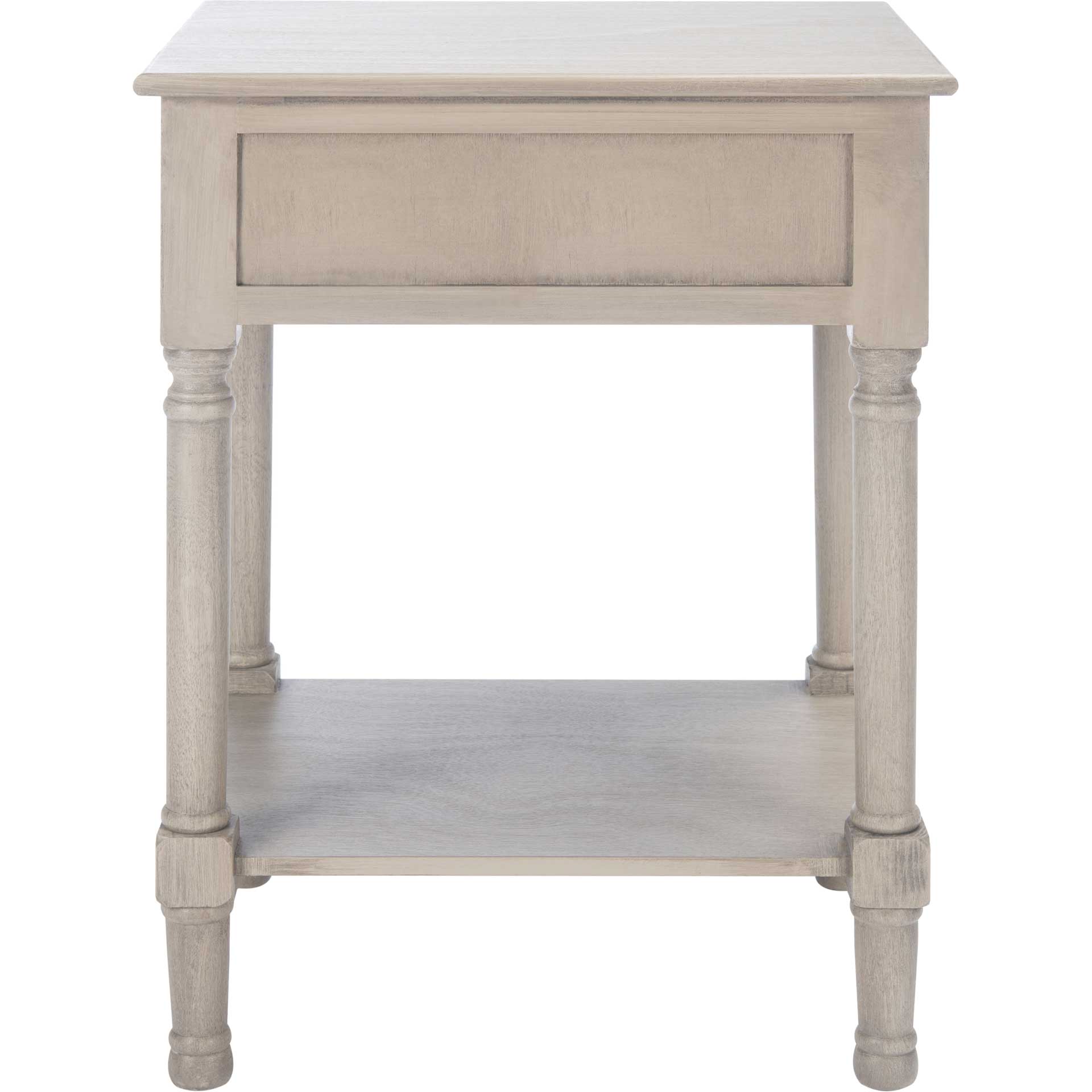 Hale 1 Drawer Accent Table Greige - Image 4