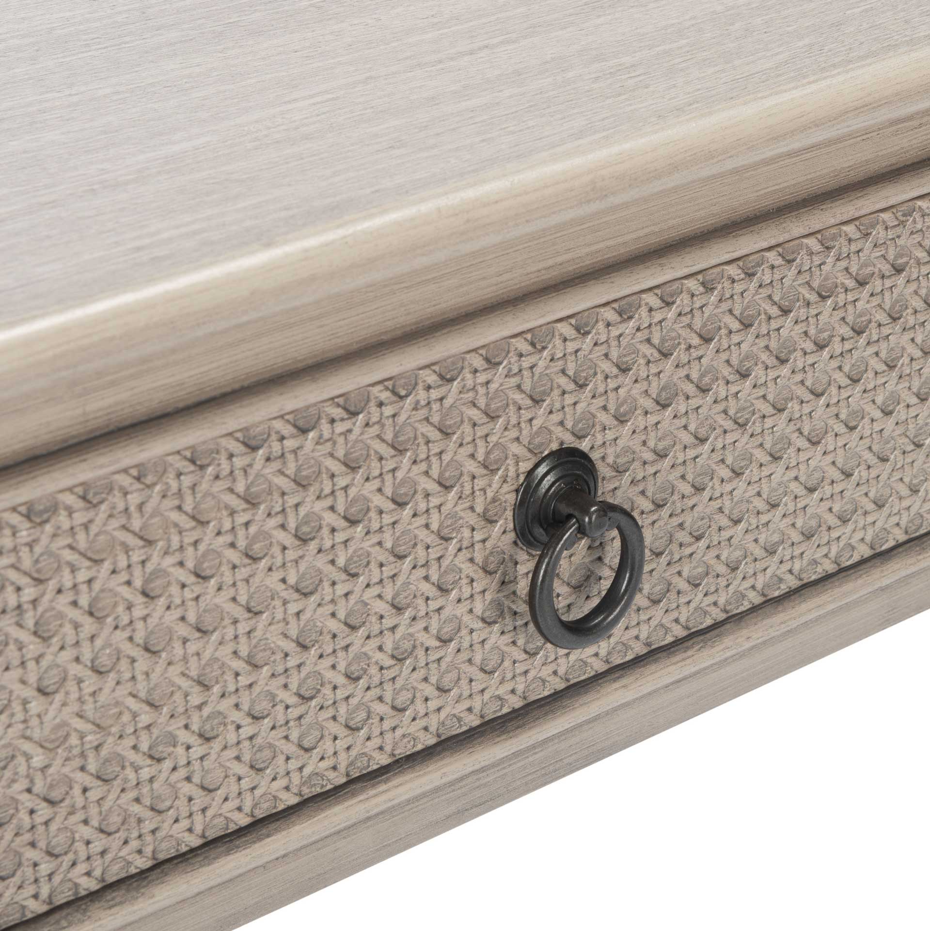 Hale 1 Drawer Accent Table Greige - Image 6