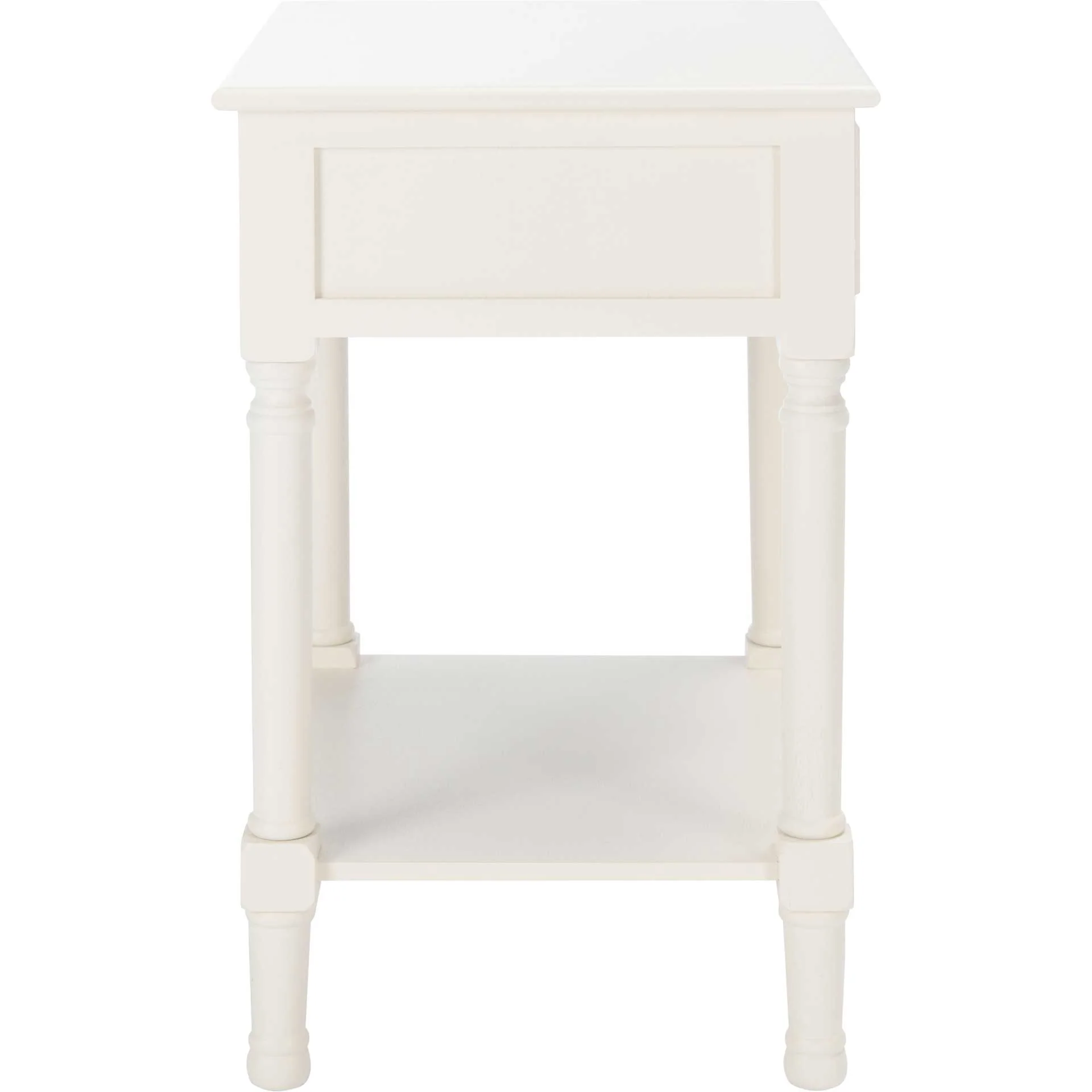 Hale 1 Drawer Accent Table White - Image 3