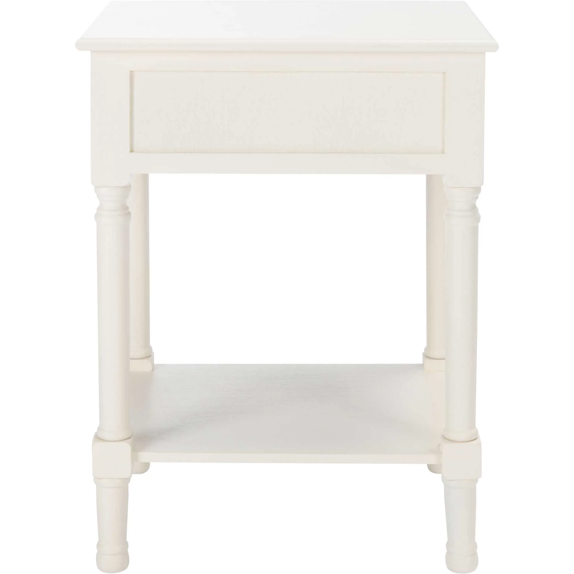 Hale 1 Drawer Accent Table White - Image 4
