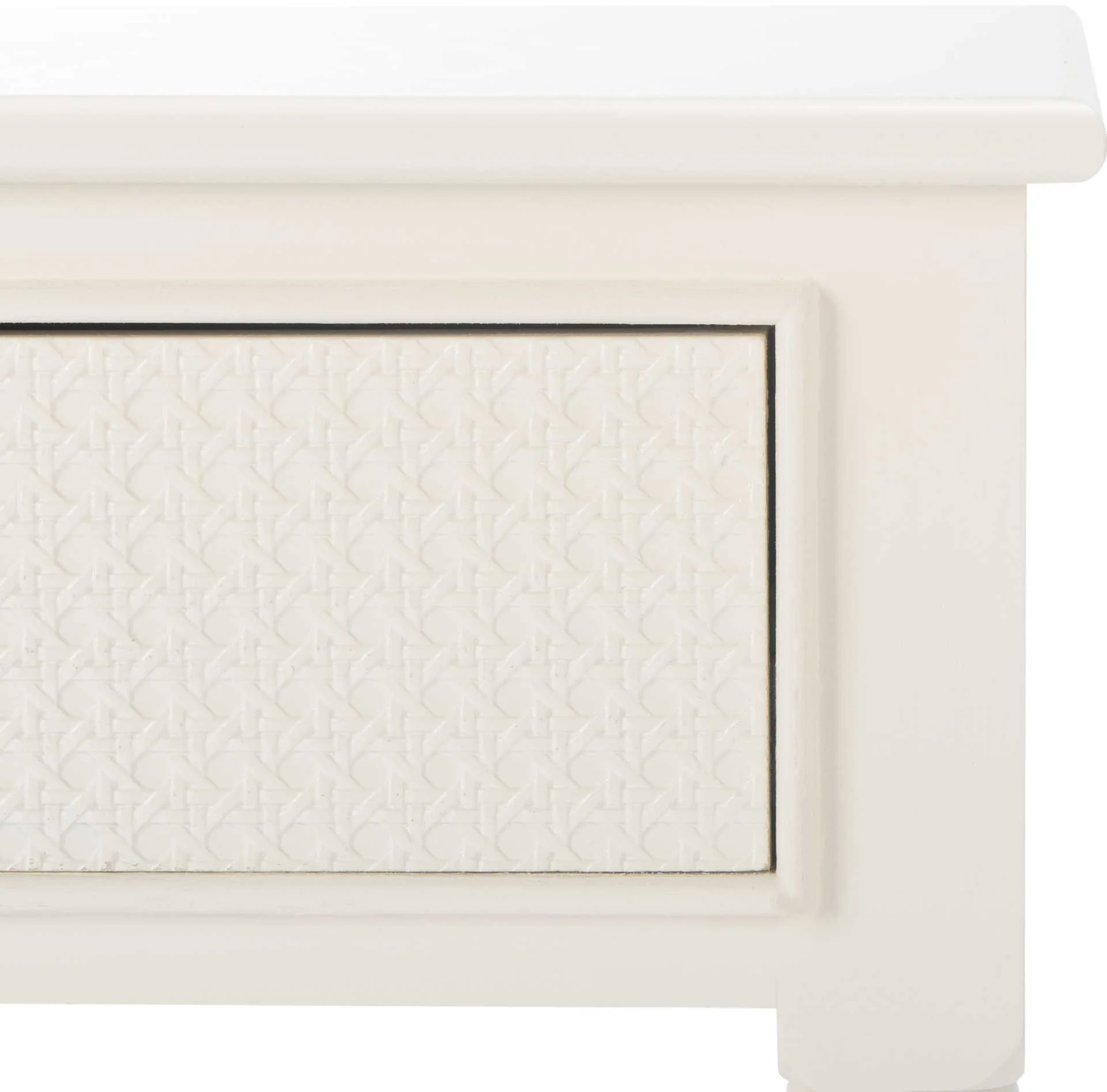Hale 1 Drawer Accent Table White - Image 5