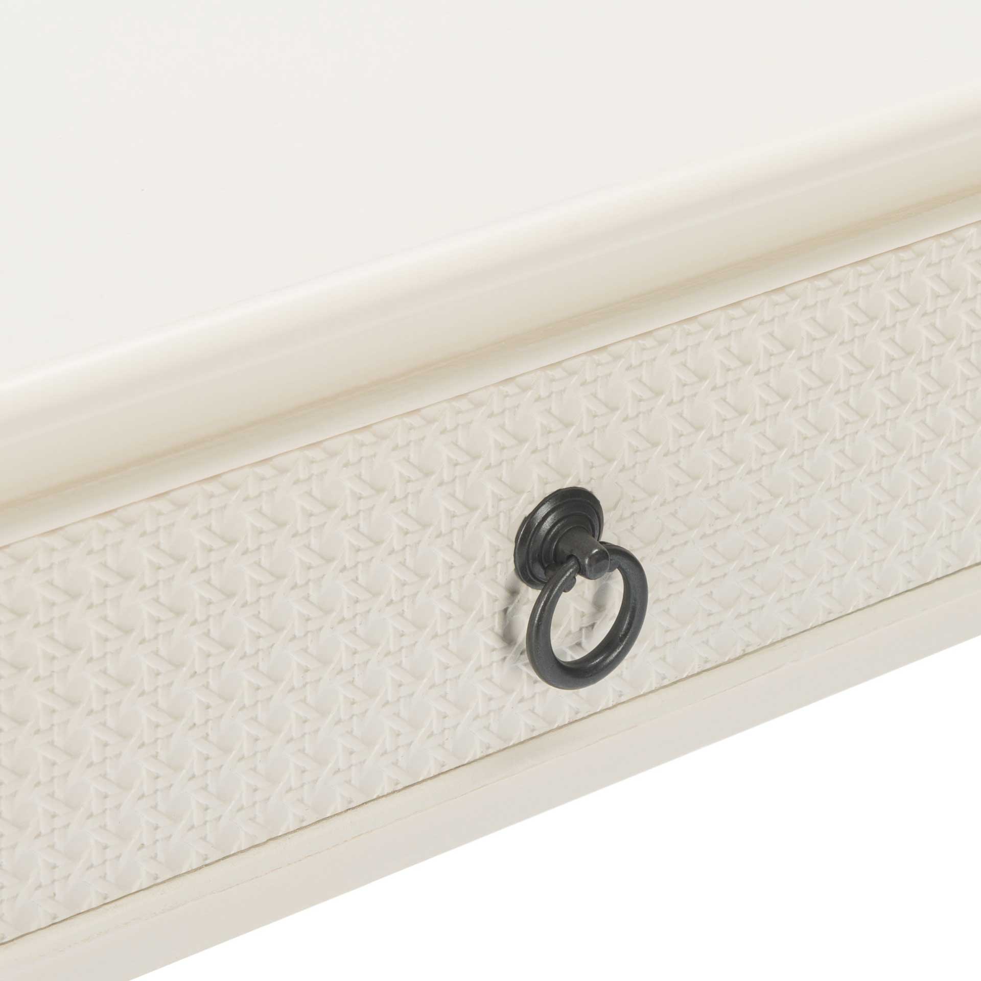 Hale 1 Drawer Accent Table White - Image 6