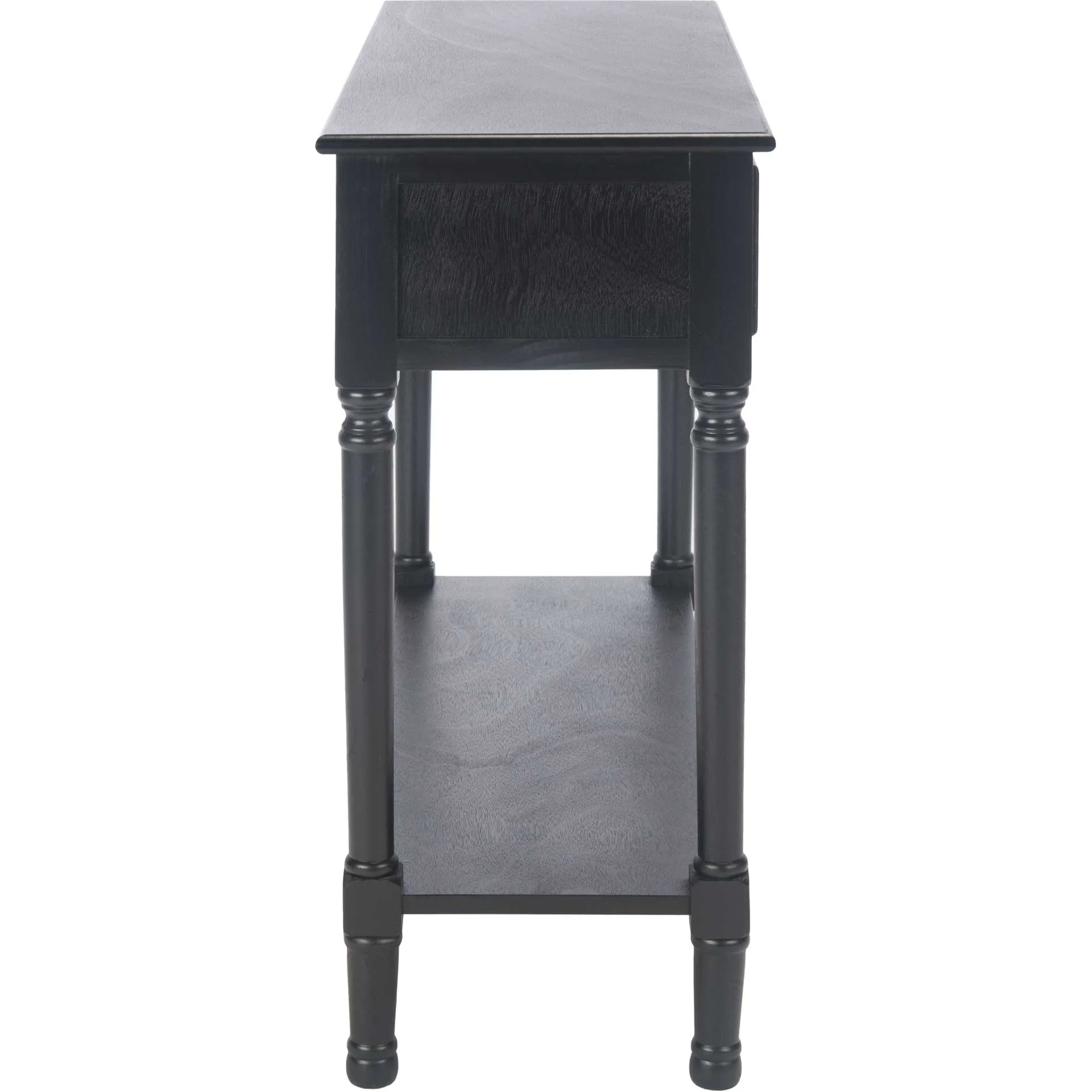 Hale 2 Drawer Console Table Black - Image 3