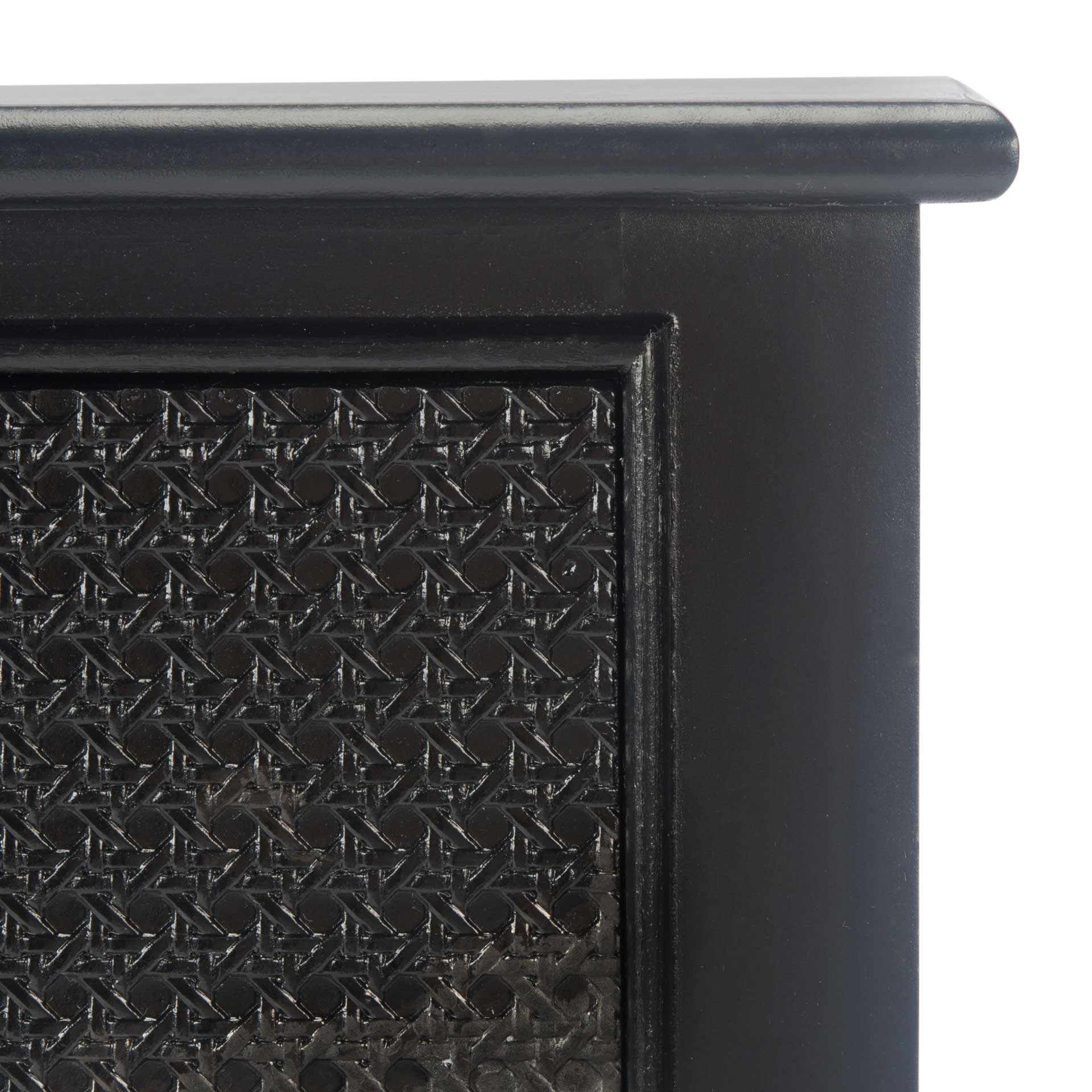Hale 2 Drawer Console Table Black - Image 5
