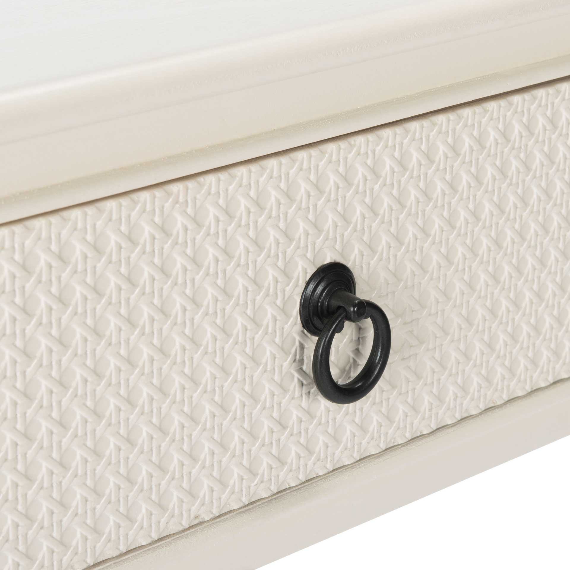Hale 2 Drawer Console Table White - Image 6