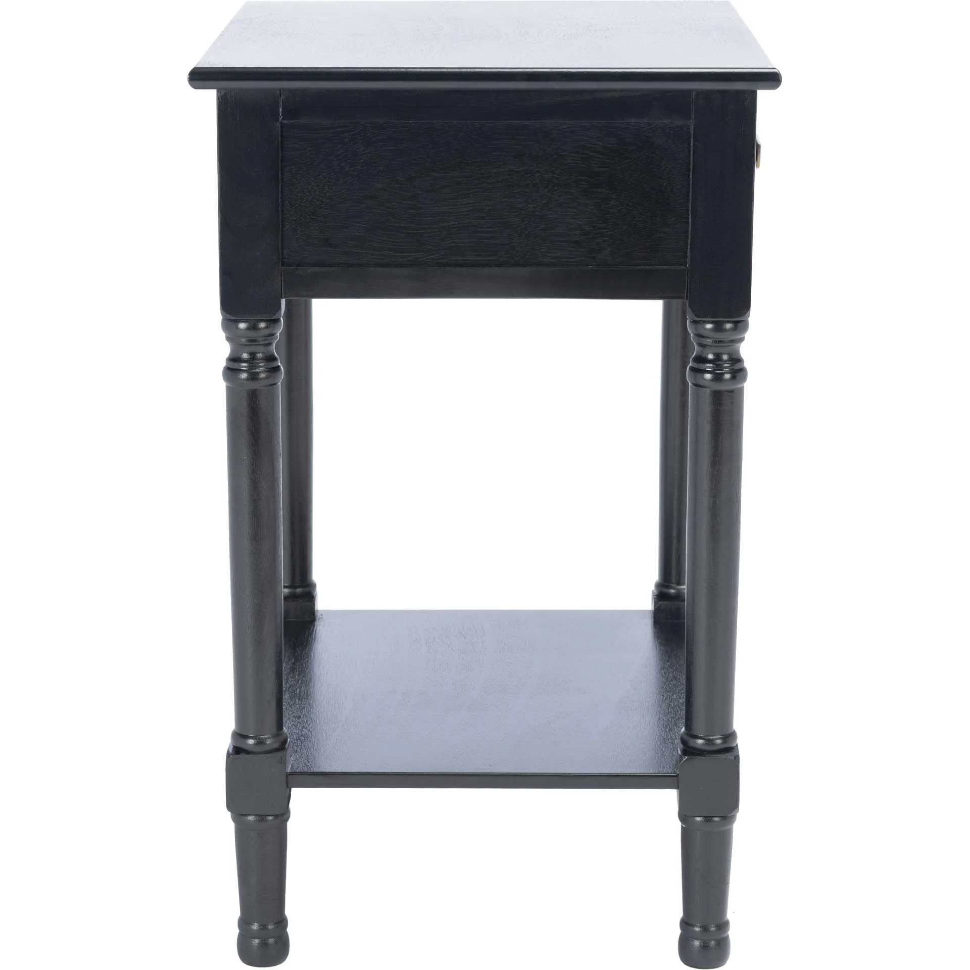 Haleigh 1 Drawer Accent Table Black - Image 3