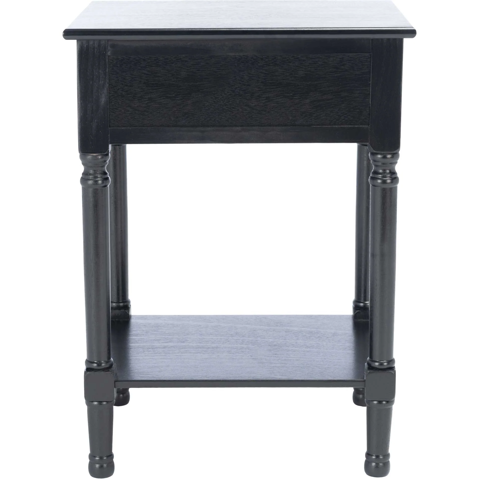 Haleigh 1 Drawer Accent Table Black - Image 4