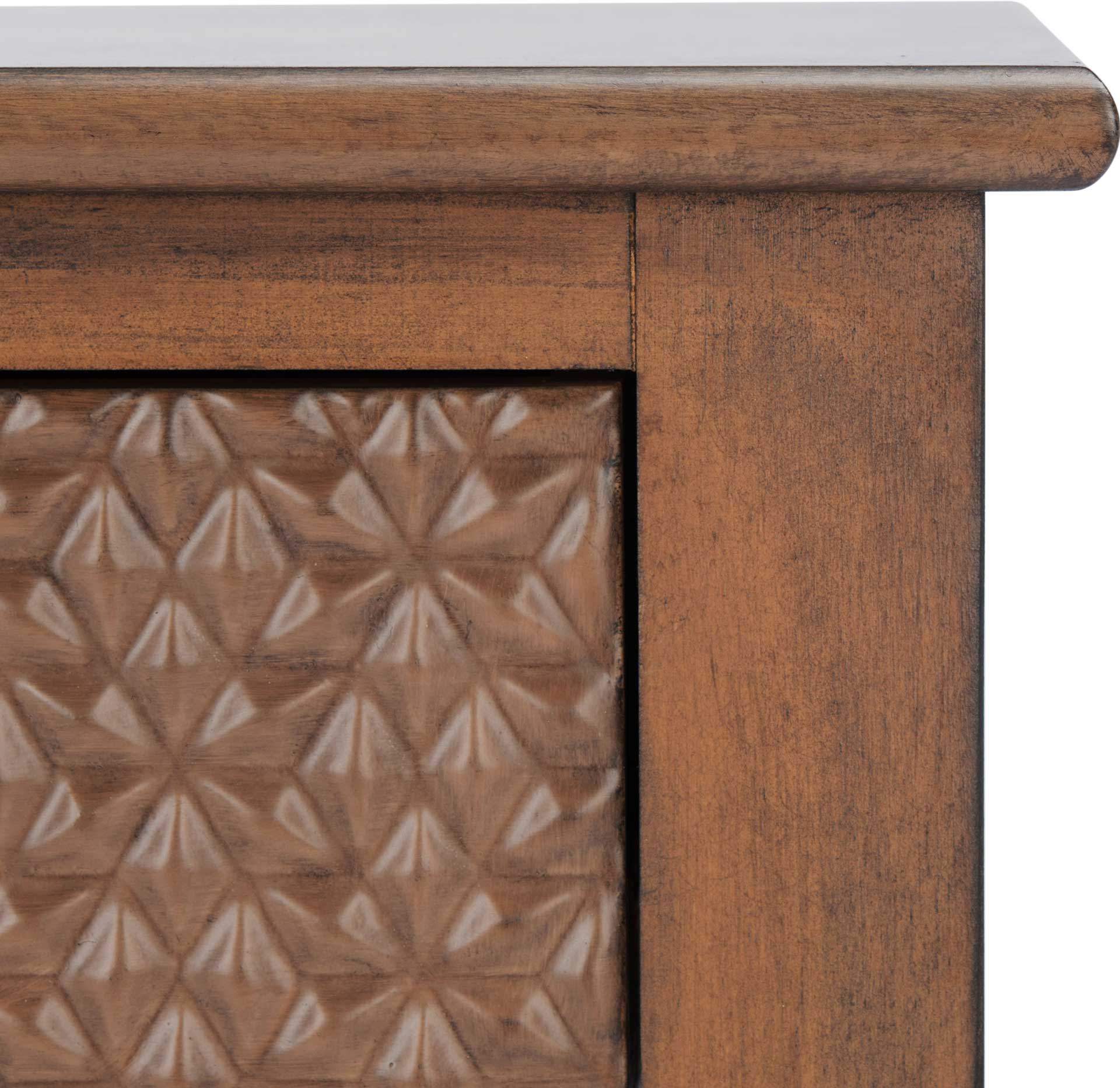 Haleigh 1 Drawer Accent Table Brown - Image 5