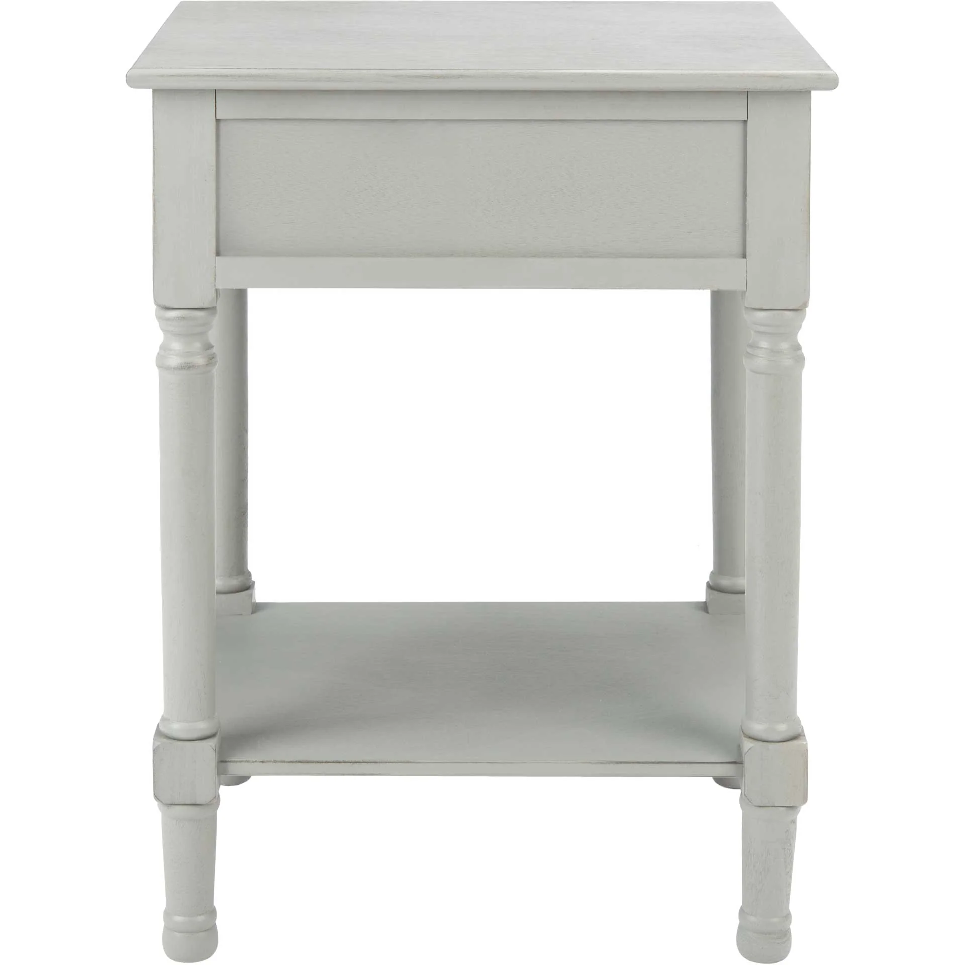 Haleigh 1 Drawer Accent Table Distressed Gray - Image 4