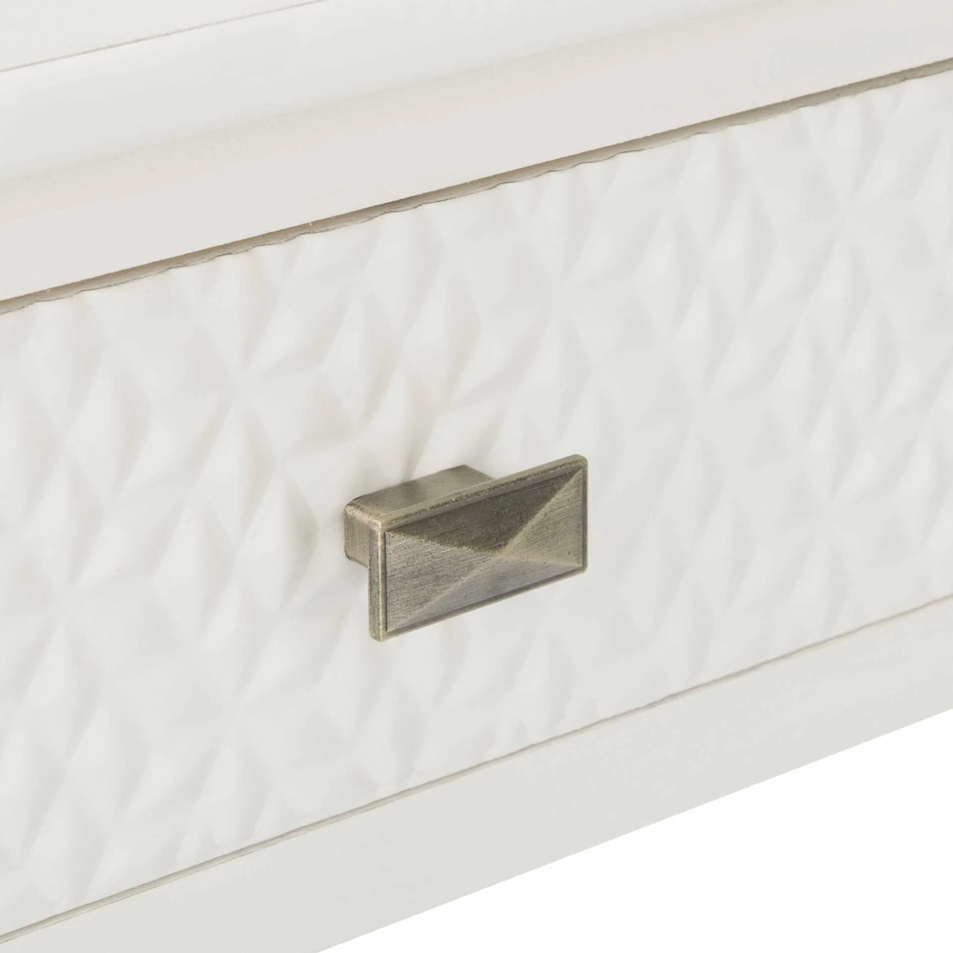 Haleigh 1 Drawer Accent Table Distressed White - Image 6