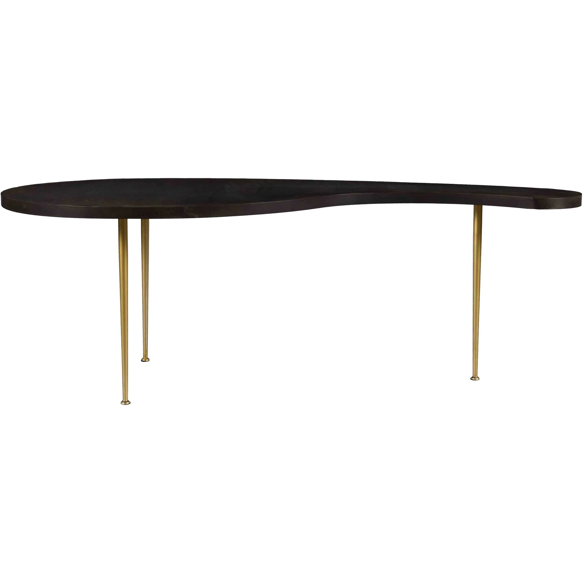 Haleigh Iron Coffee Table Dark Gray - Image 2