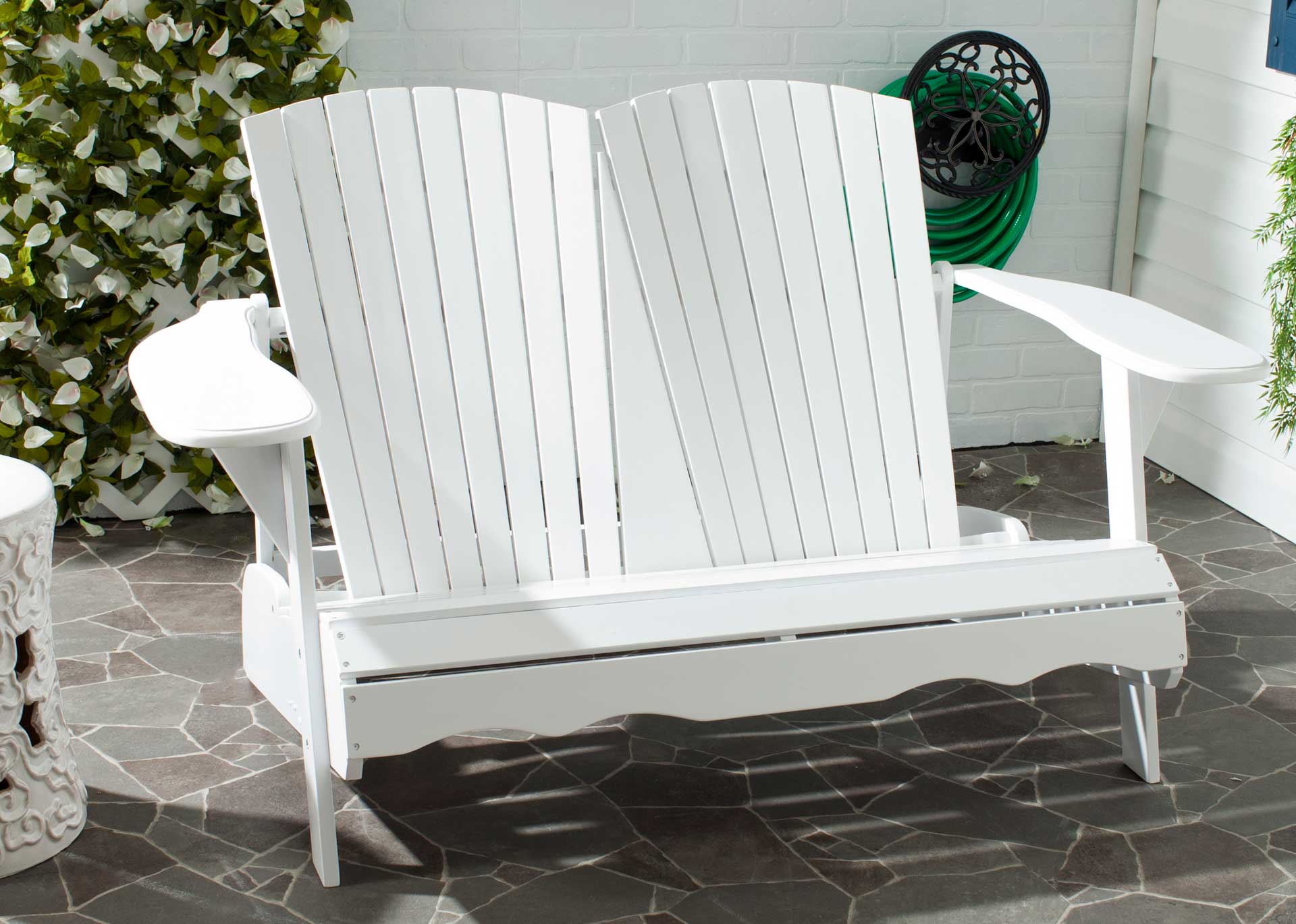Halyn Acacia Bench White - Image 4