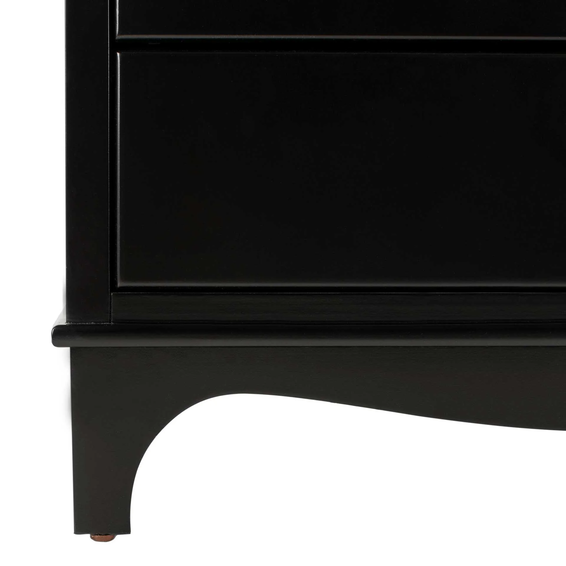 Hamden 3 Drawer Contemporary Nightstand Black - Image 8