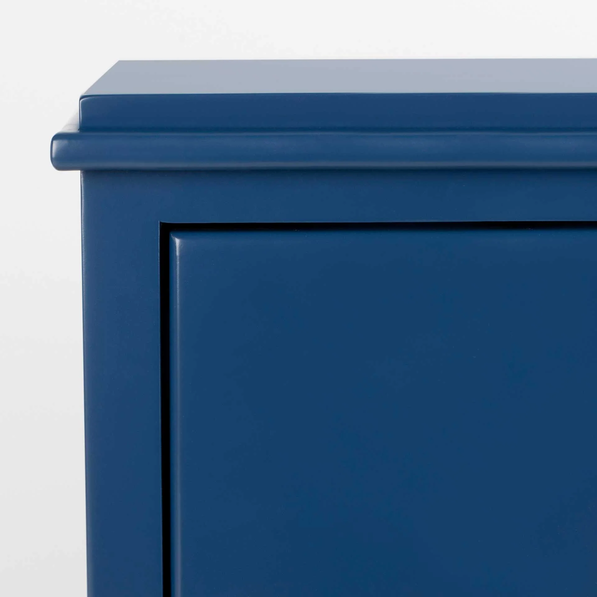 Hamden 3 Drawer Contemporary Nightstand Navy - Image 5