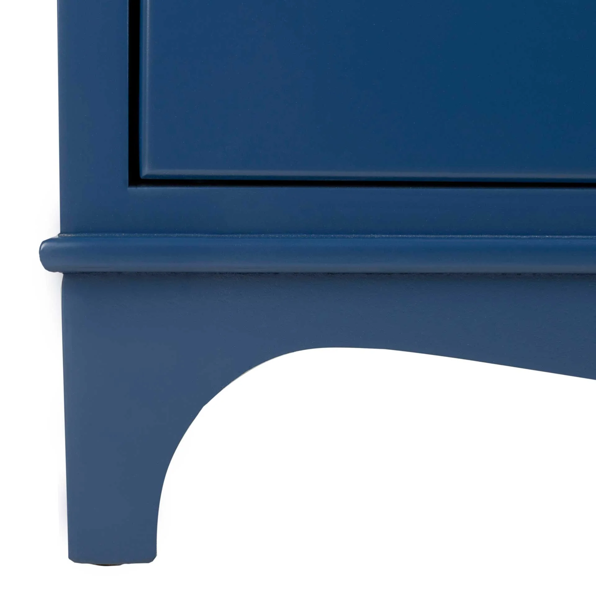 Hamden 3 Drawer Contemporary Nightstand Navy - Image 8