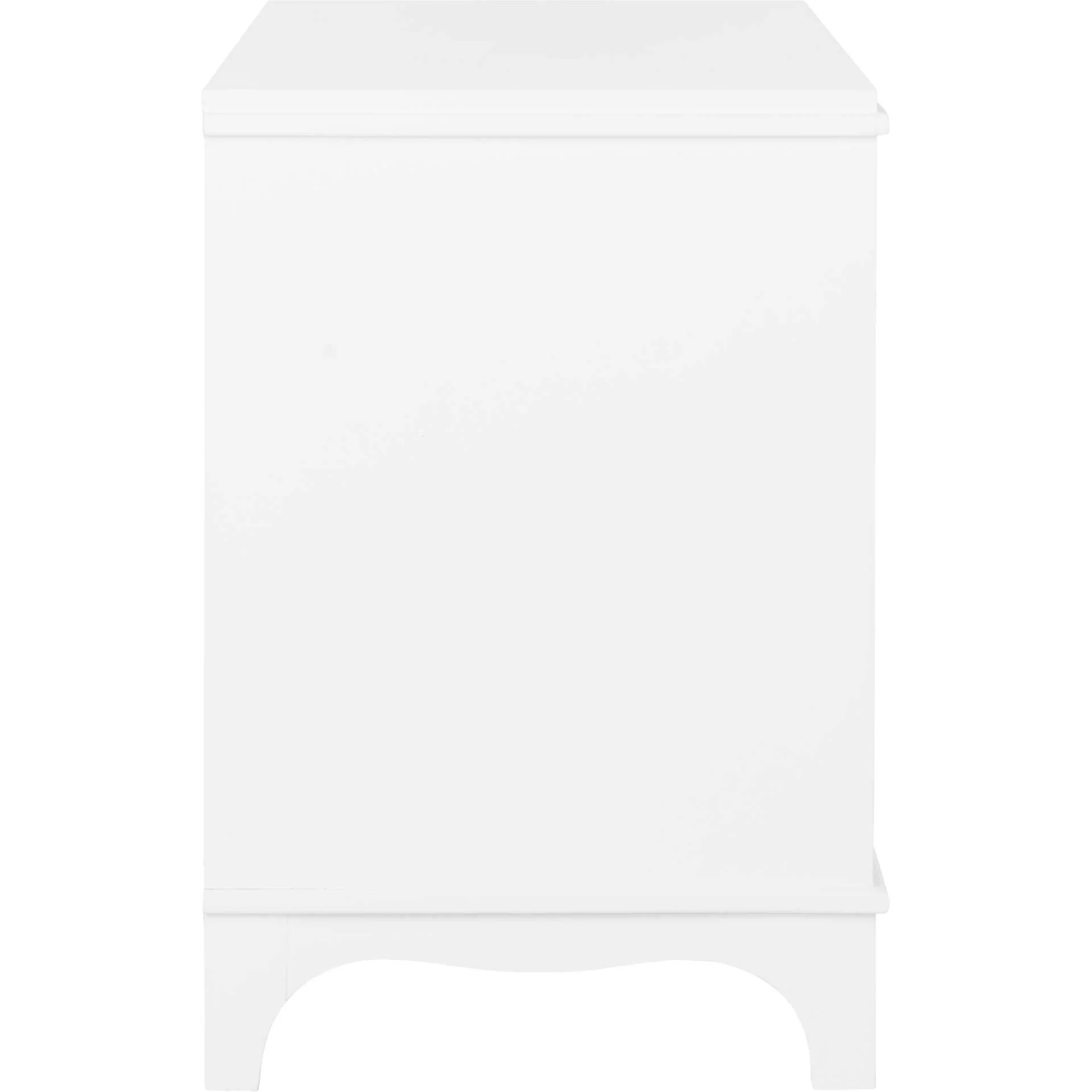 Hamden 3 Drawer Contemporary Nightstand White - Image 3