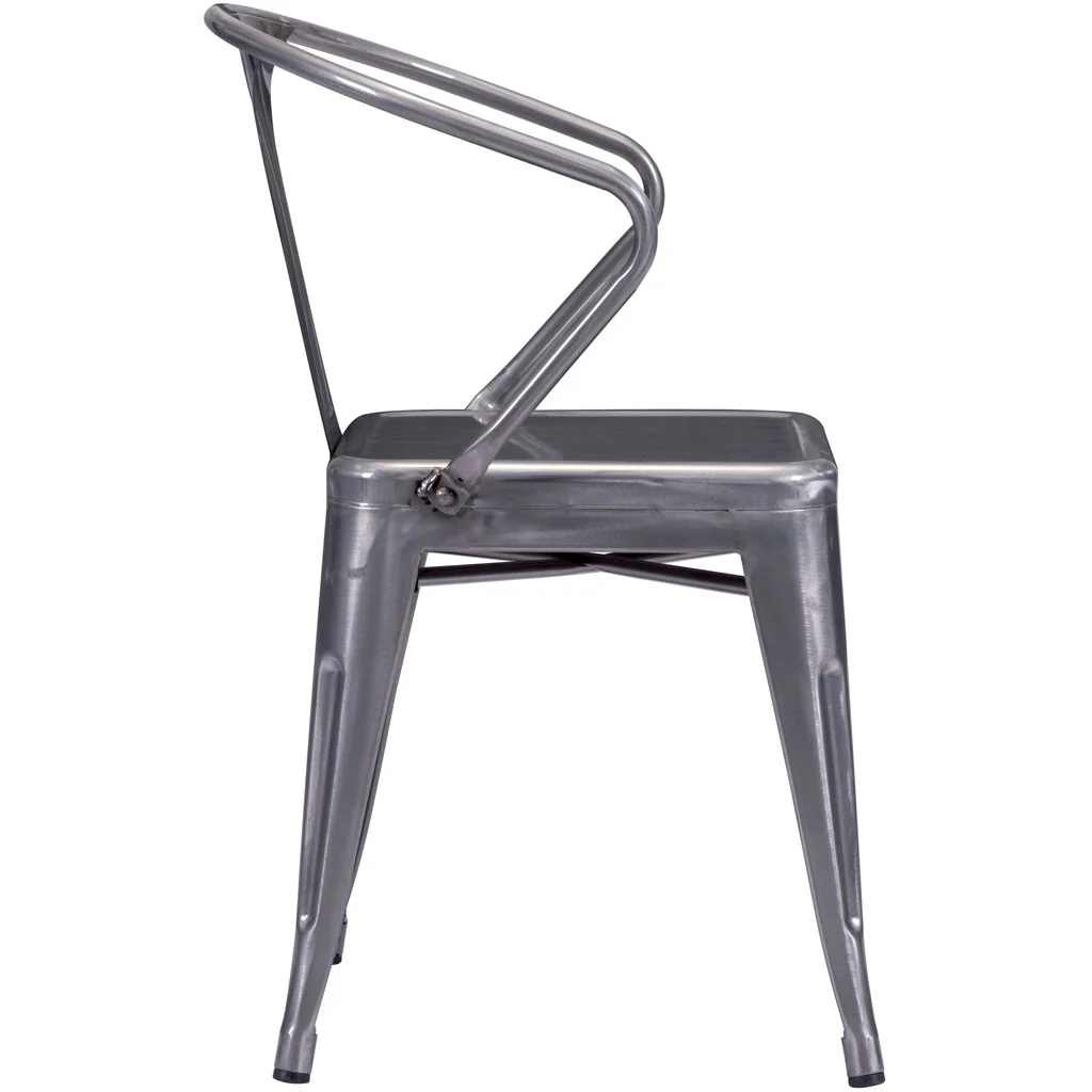 Hampden Chair Gunmetal (Set of 2) - Image 2
