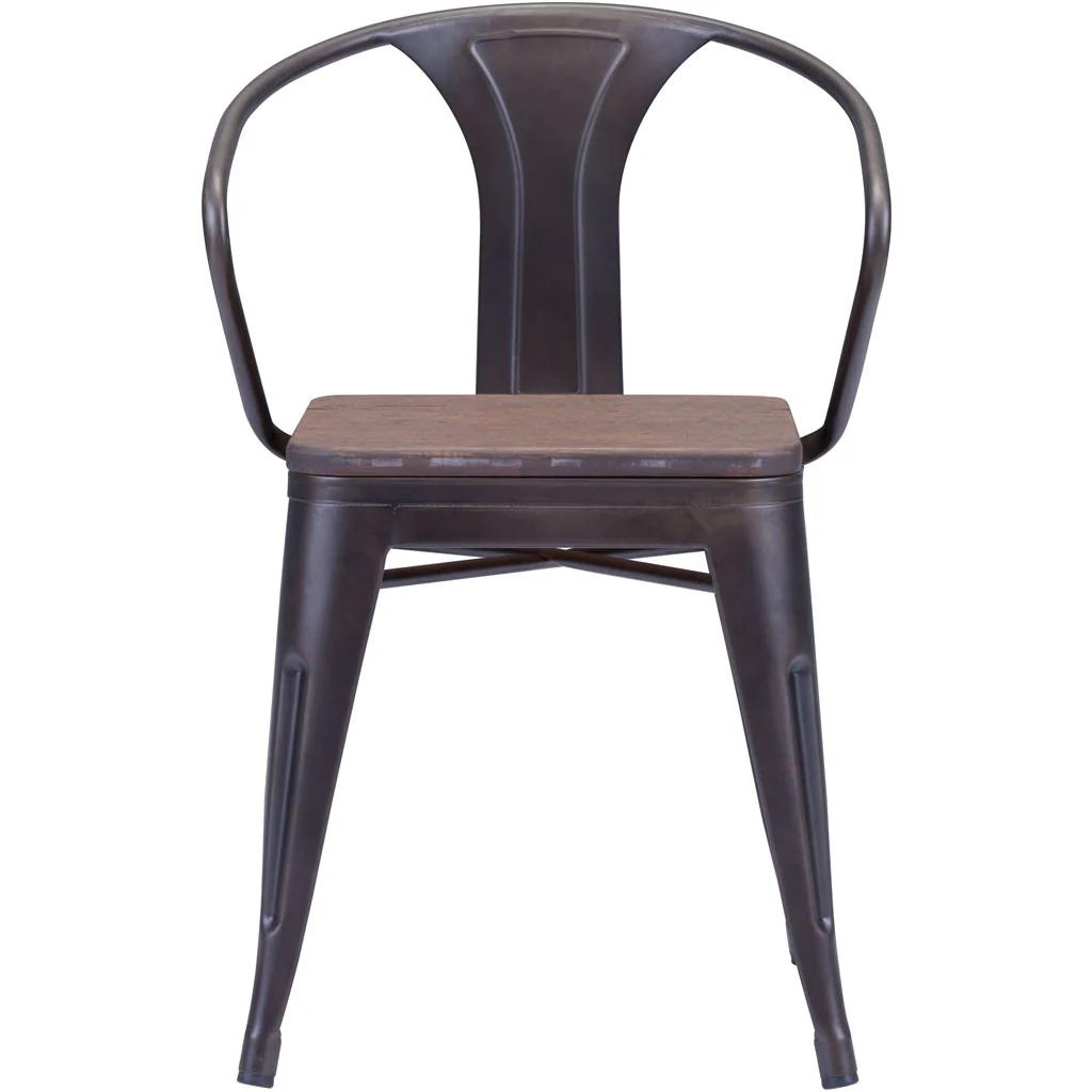 Hampden Chair Rustic Wood (Set of 2) - Image 3