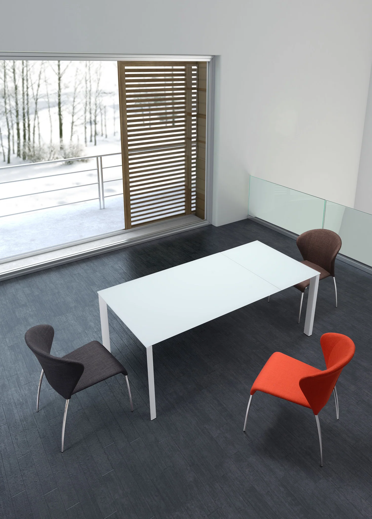 Hampton Extension Table White - Image 4