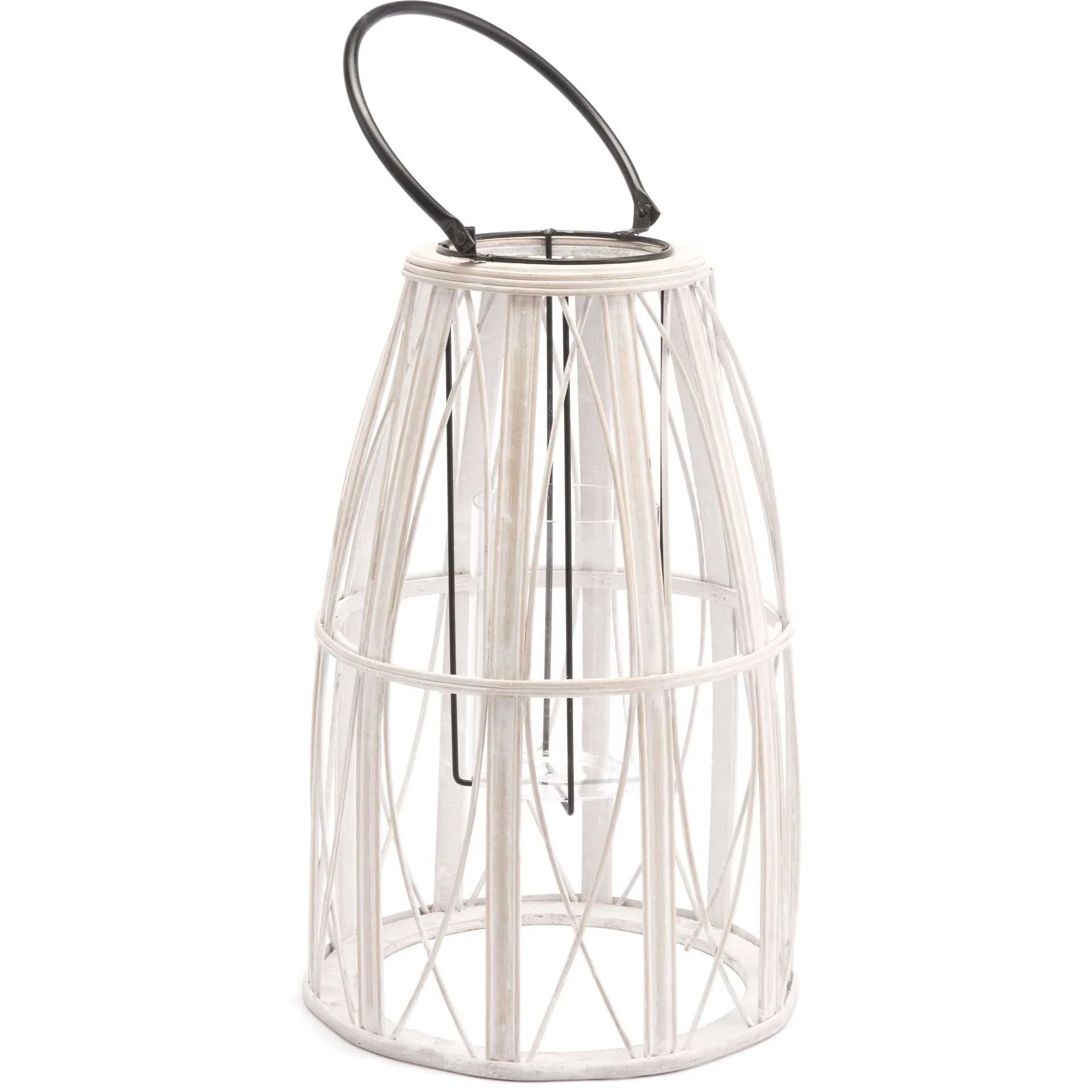 Hamptons Woven Lantern White - Image 4