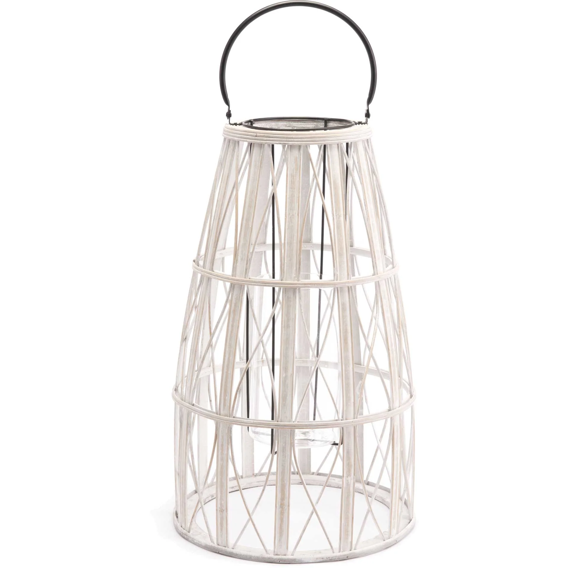 Hamptons Woven Lantern White - Image 5