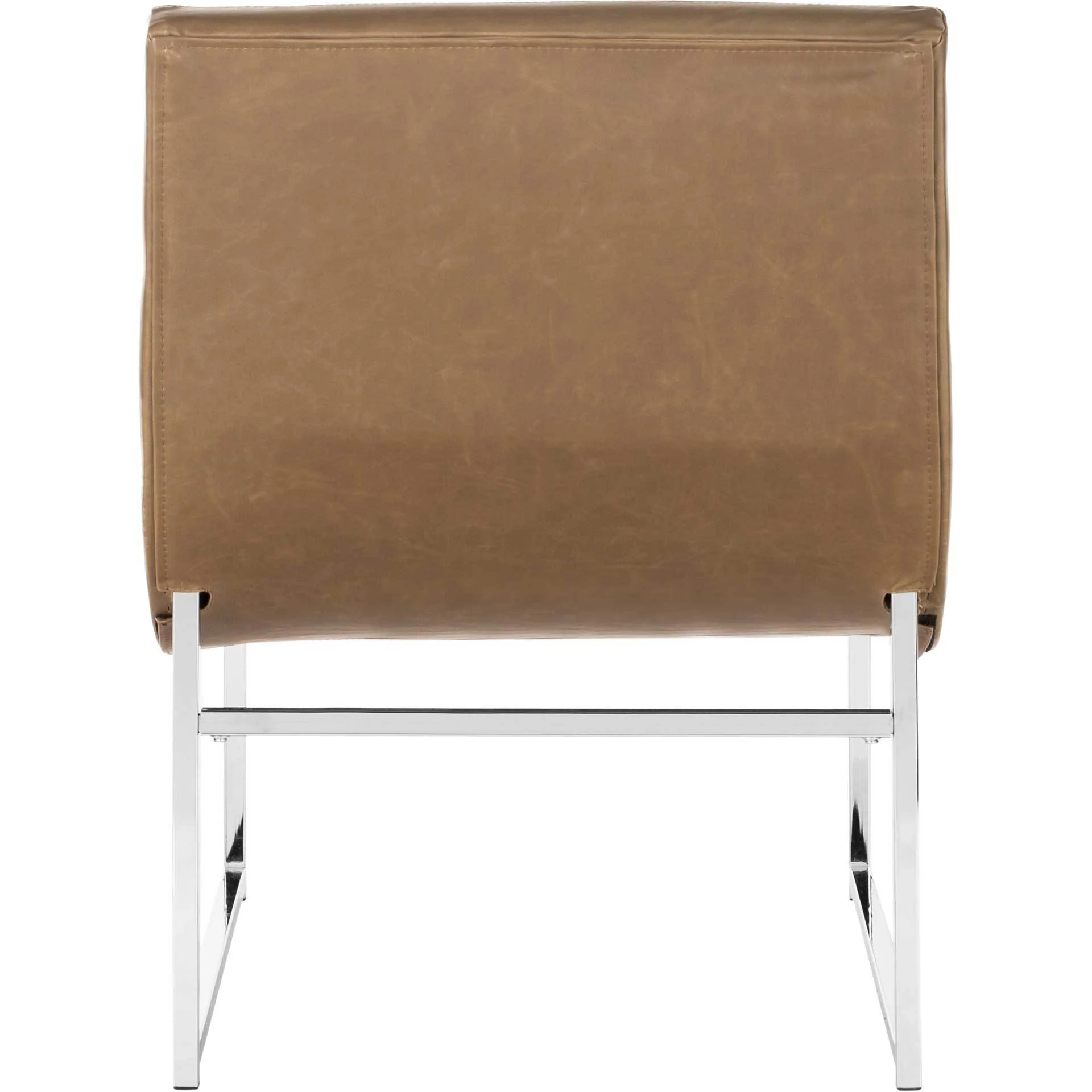 Hana Leather Tufted Accent Chair Antique Taupe - Image 4