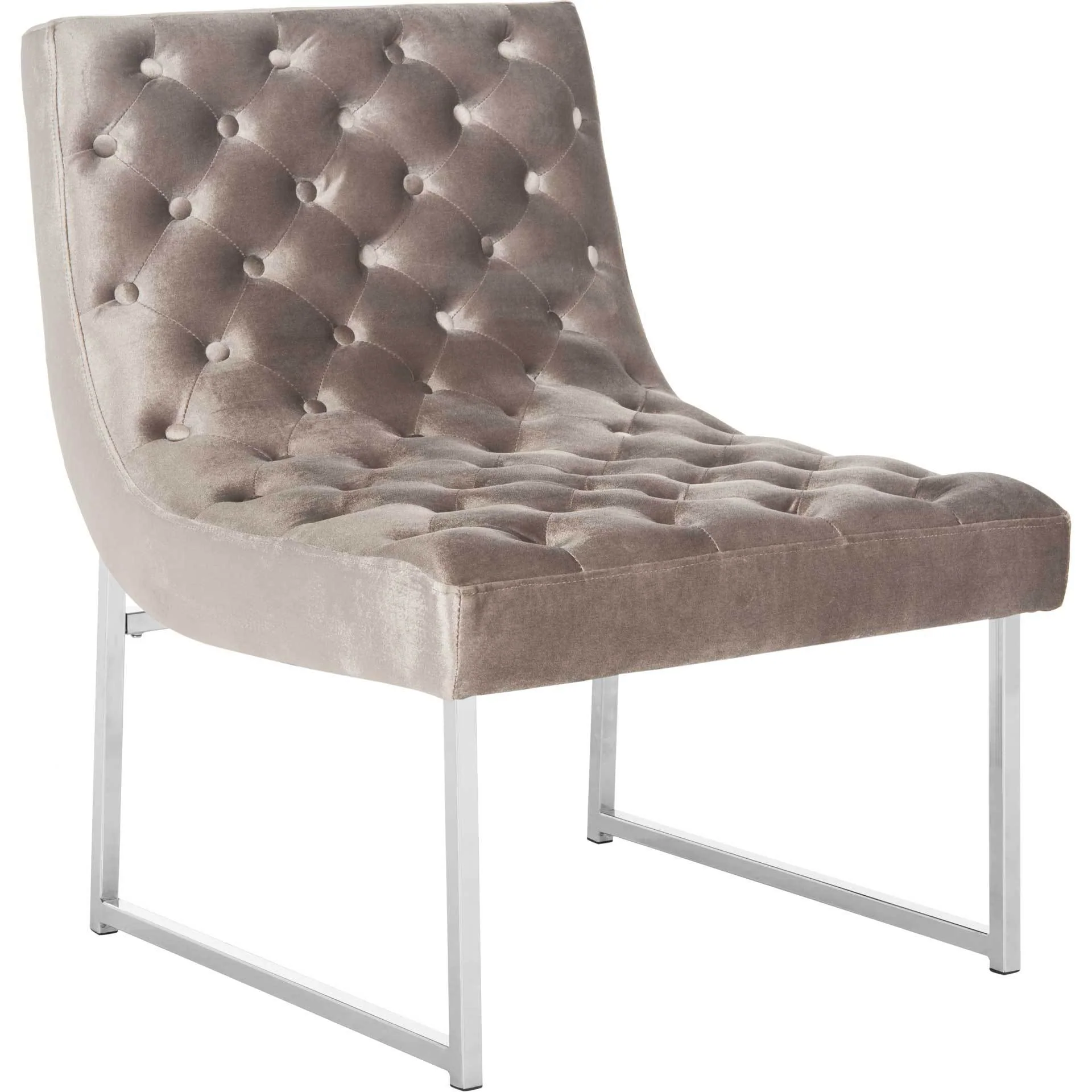 Hana Velvet Tufted Accent Chair Hazelwood - Image 2