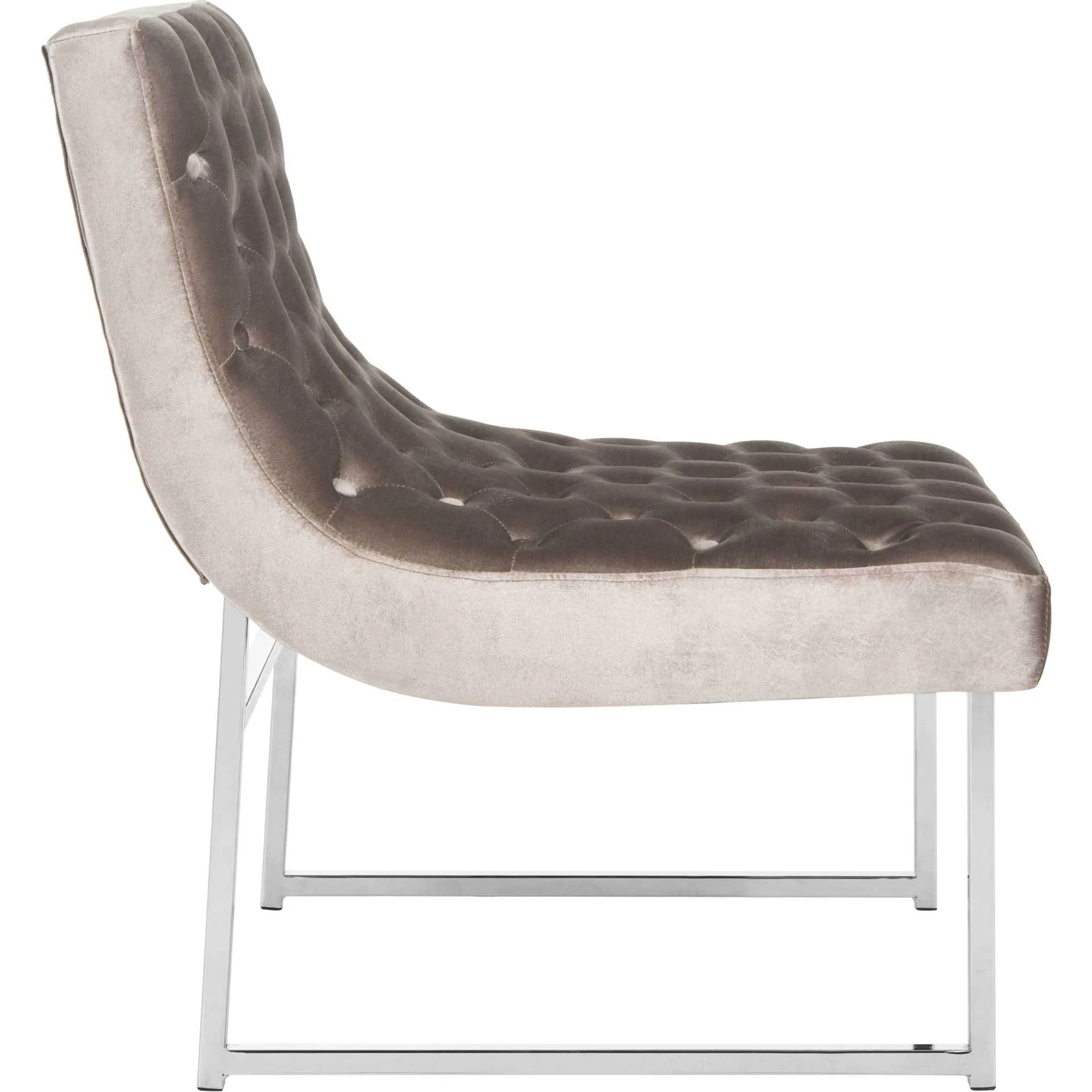 Hana Velvet Tufted Accent Chair Hazelwood - Image 3