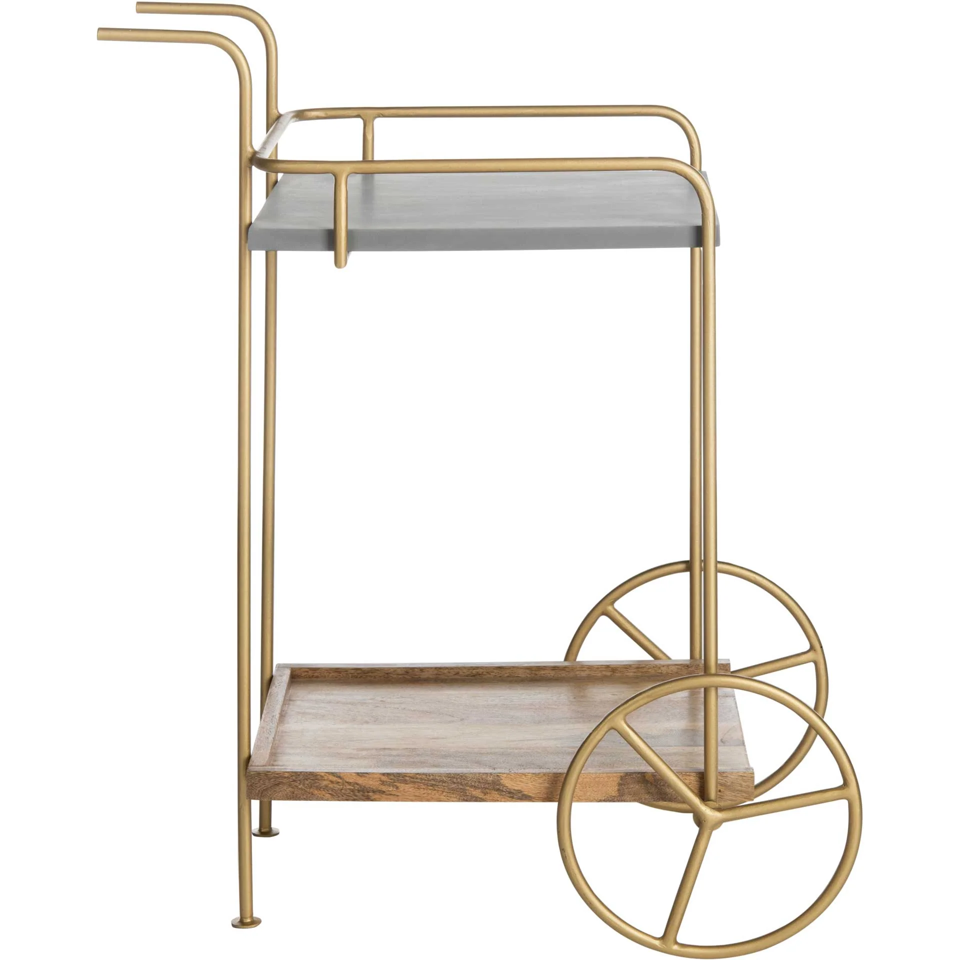 Handira 2 Tier Bar Cart Natural - Image 3