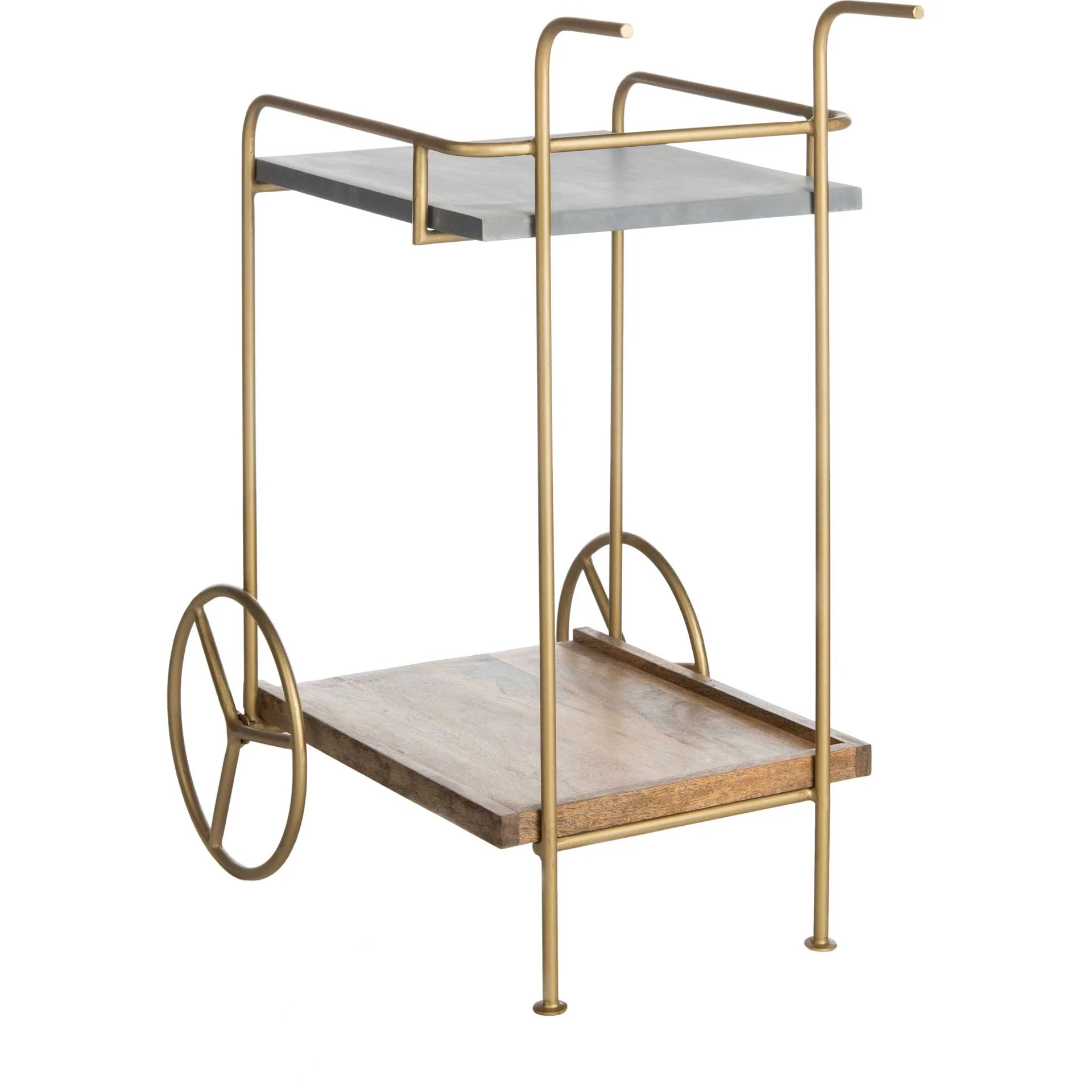 Handira 2 Tier Bar Cart Natural - Image 5
