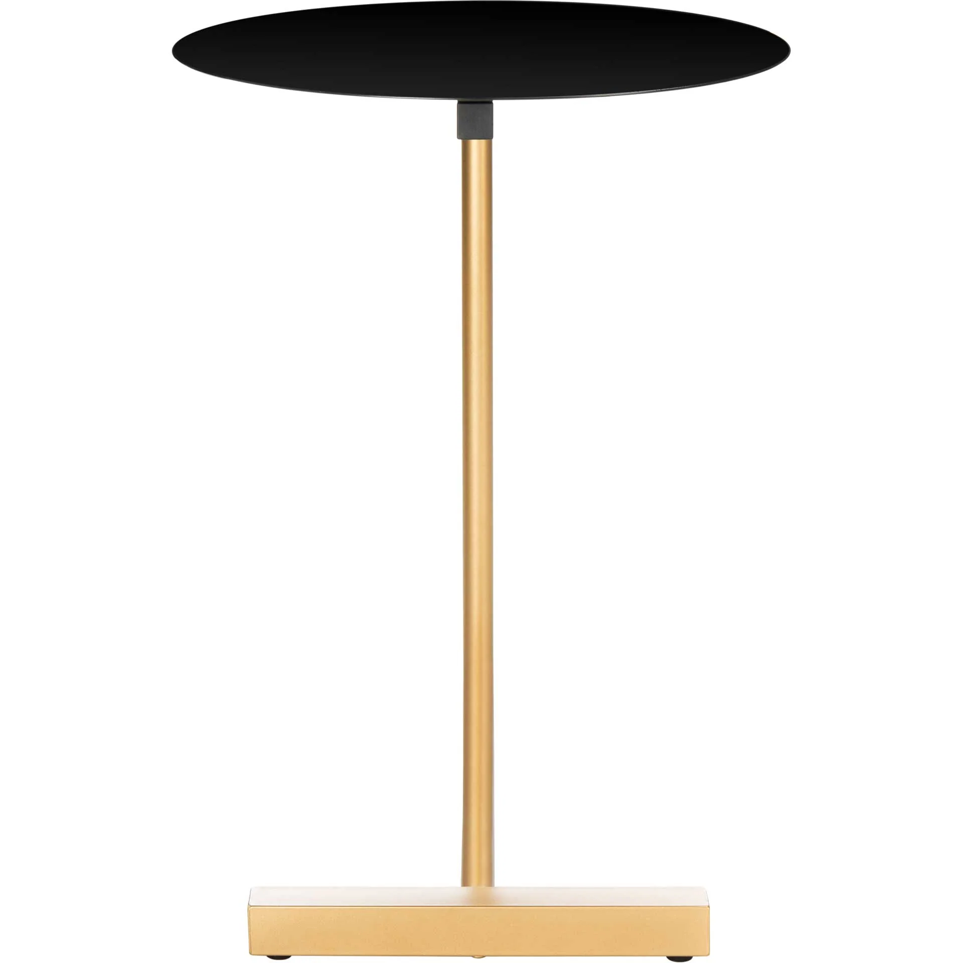 Harlyn Round Side Table Black/Gold - Image 2