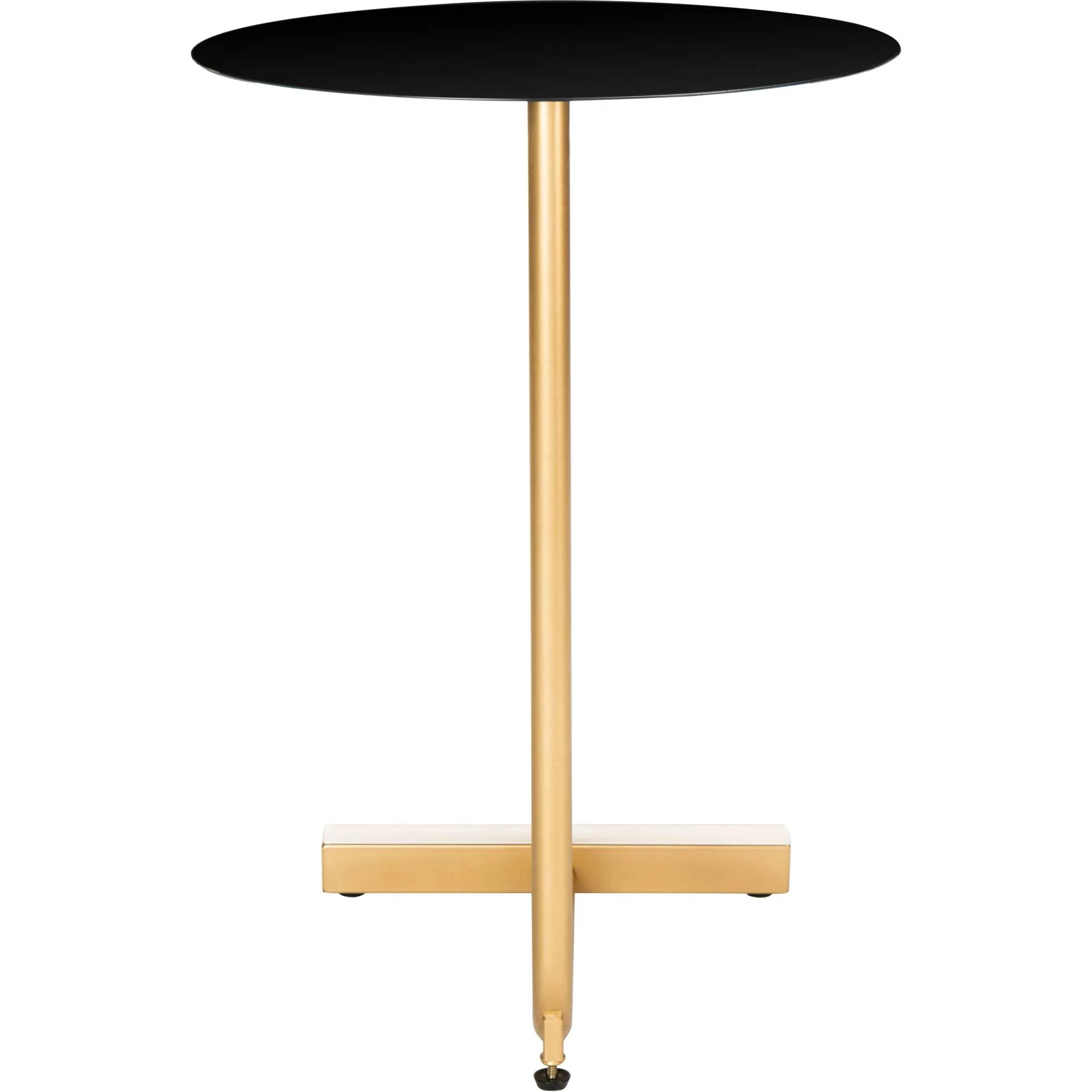 Harlyn Round Side Table Black/Gold - Image 3