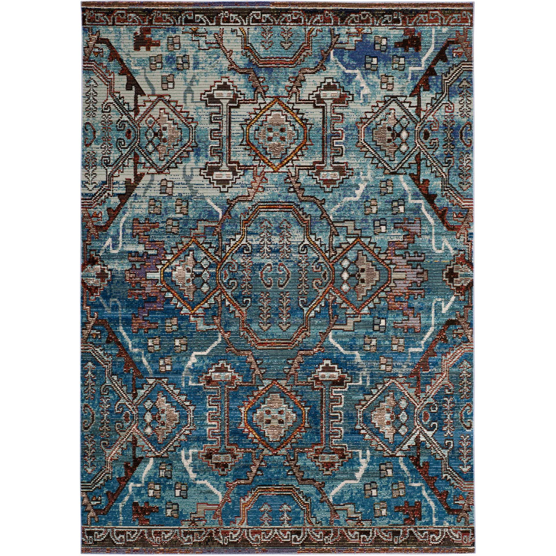 Harmony Blue/Light Blue Area Rug - Image 2