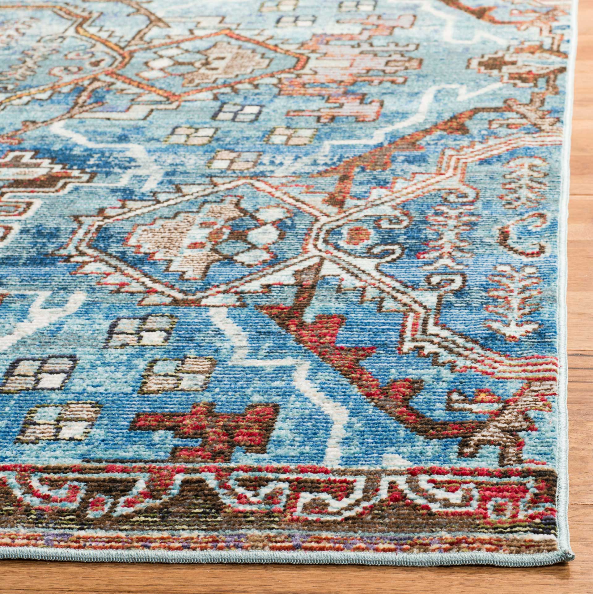 Harmony Blue/Light Blue Area Rug - Image 3