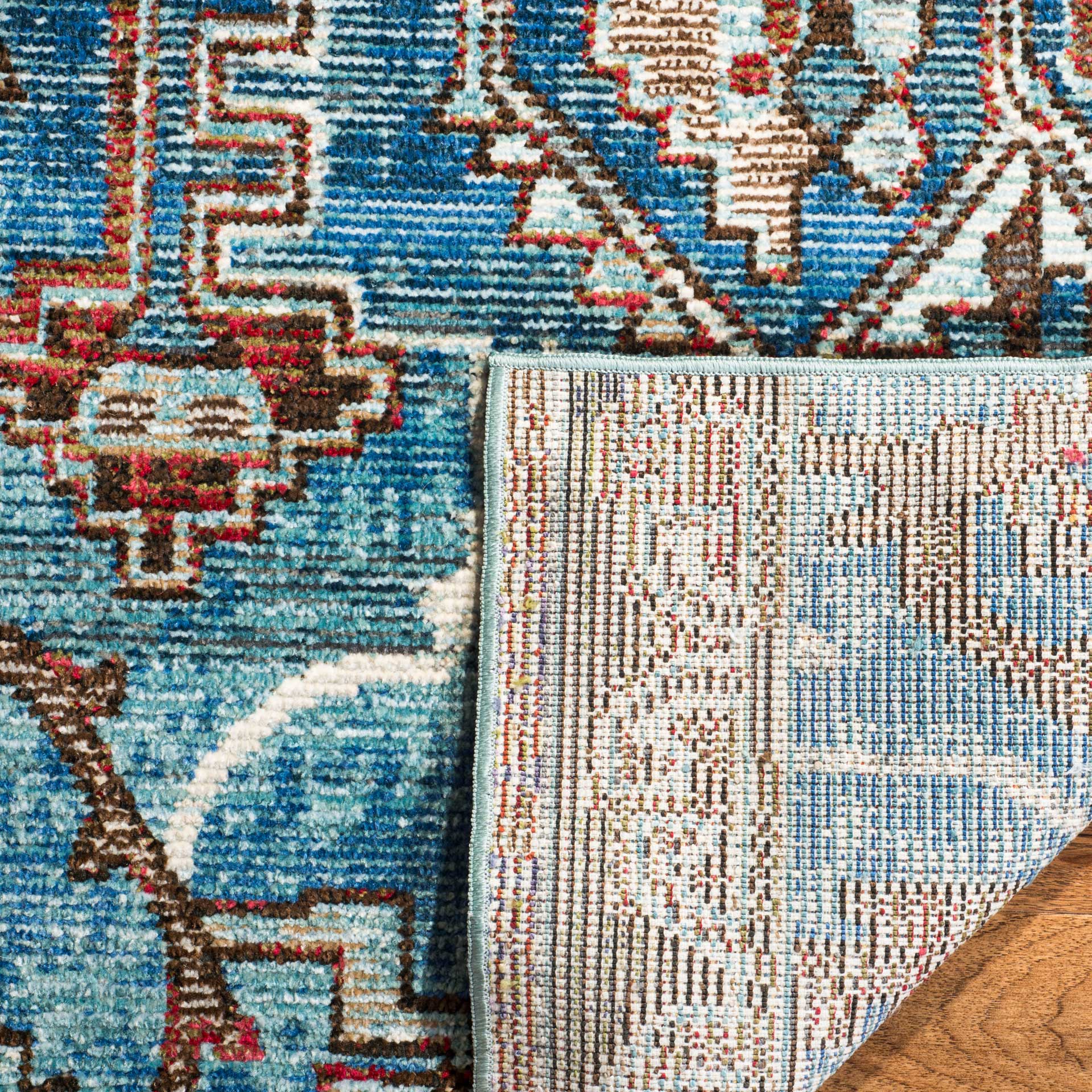 Harmony Blue/Light Blue Area Rug - Image 4