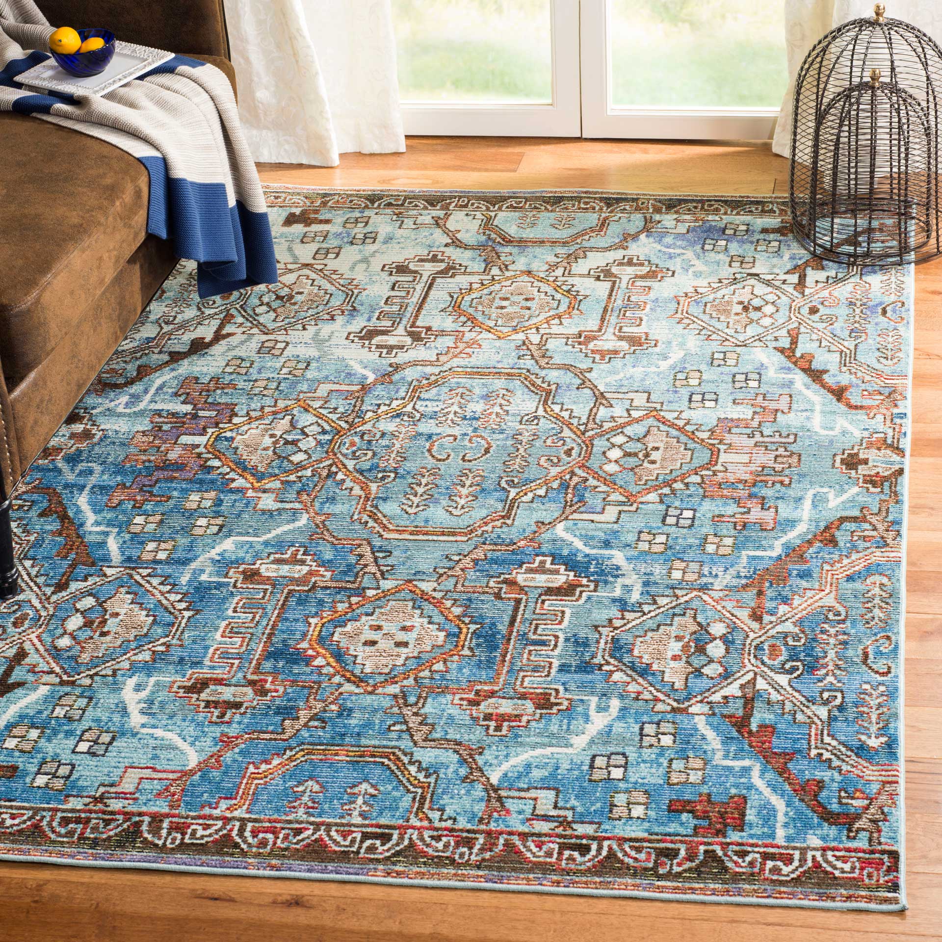 Harmony Blue/Light Blue Area Rug - Image 5