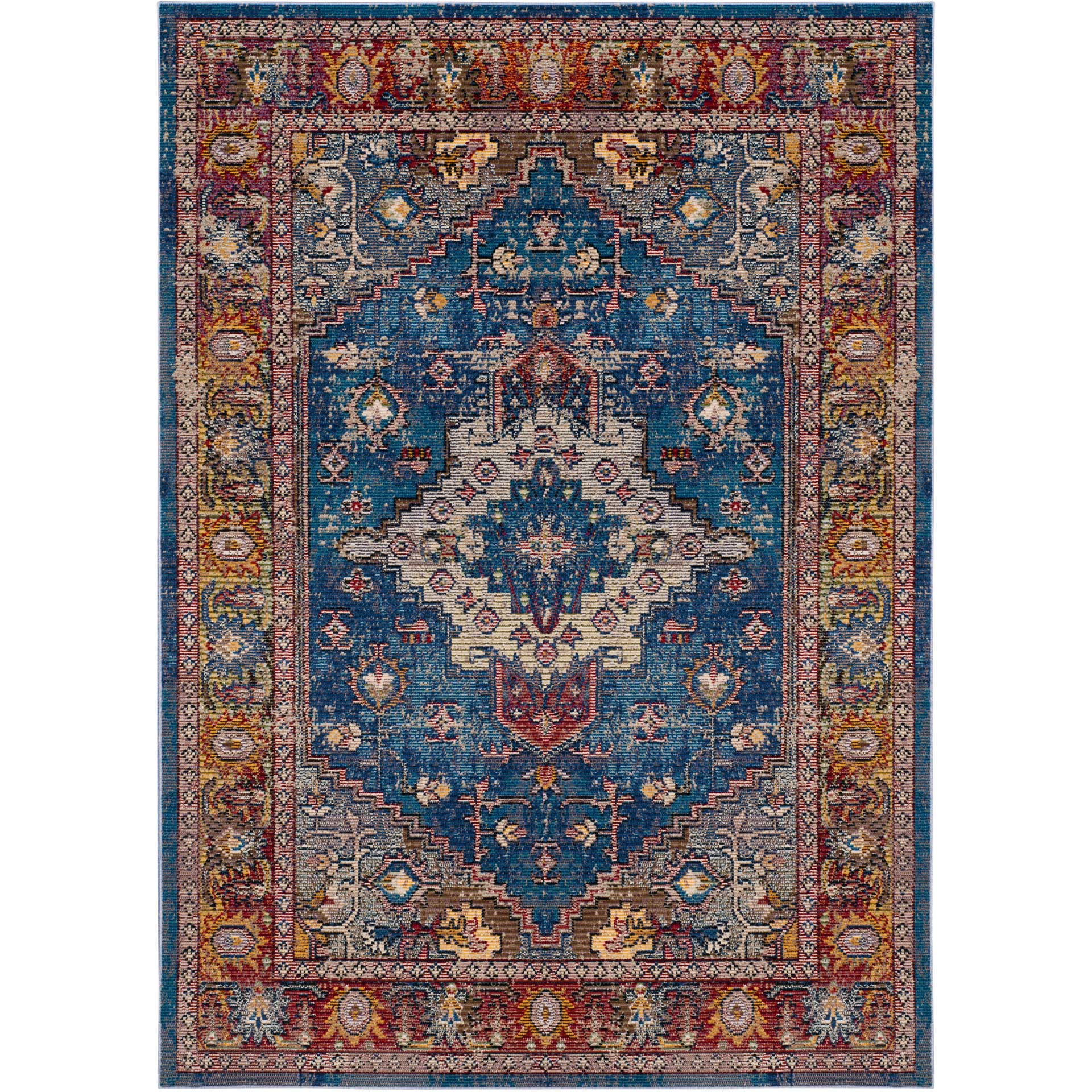 Harmony Blue/Rose Area Rug - Image 2