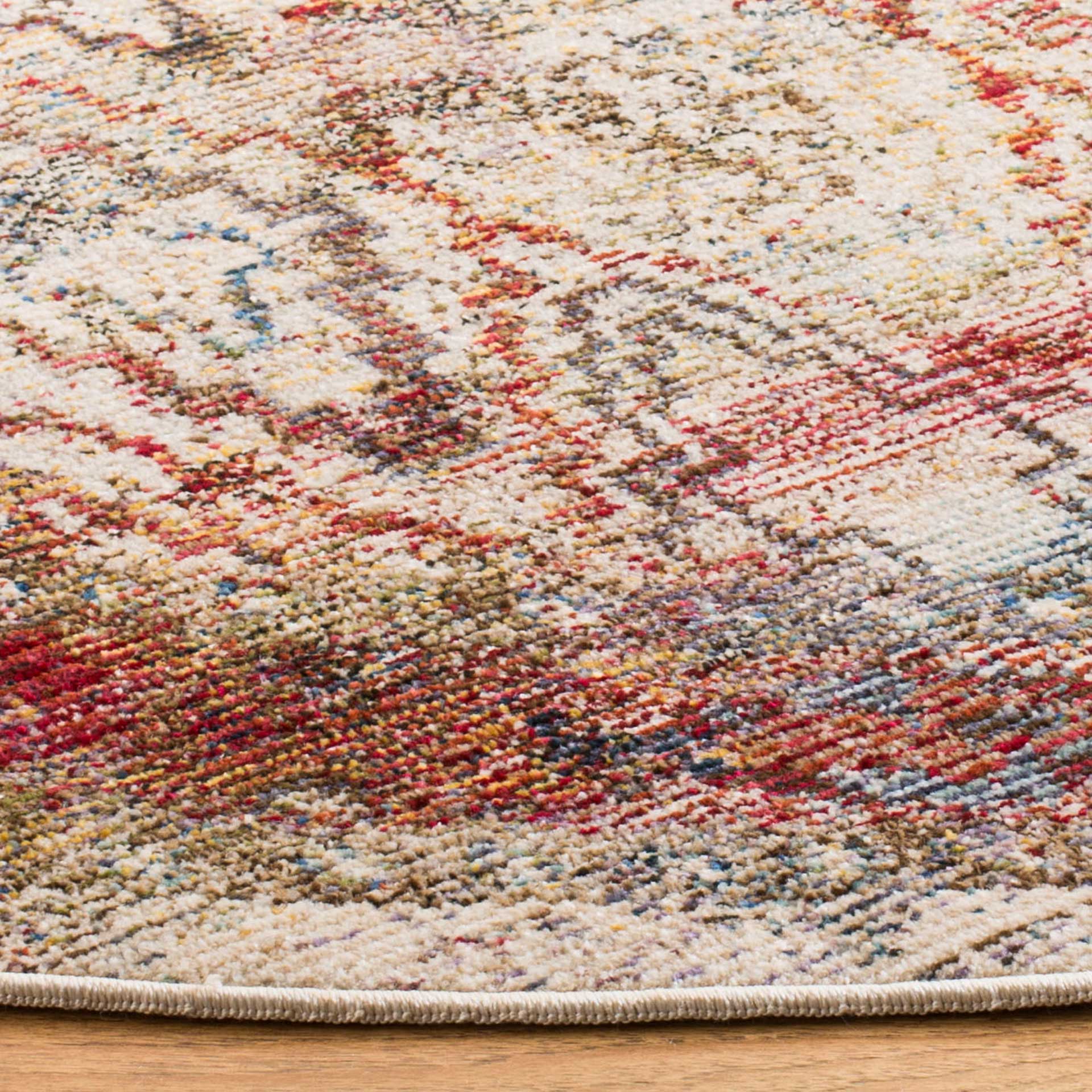 Harmony Cream/Rose Round Rug - Image 2