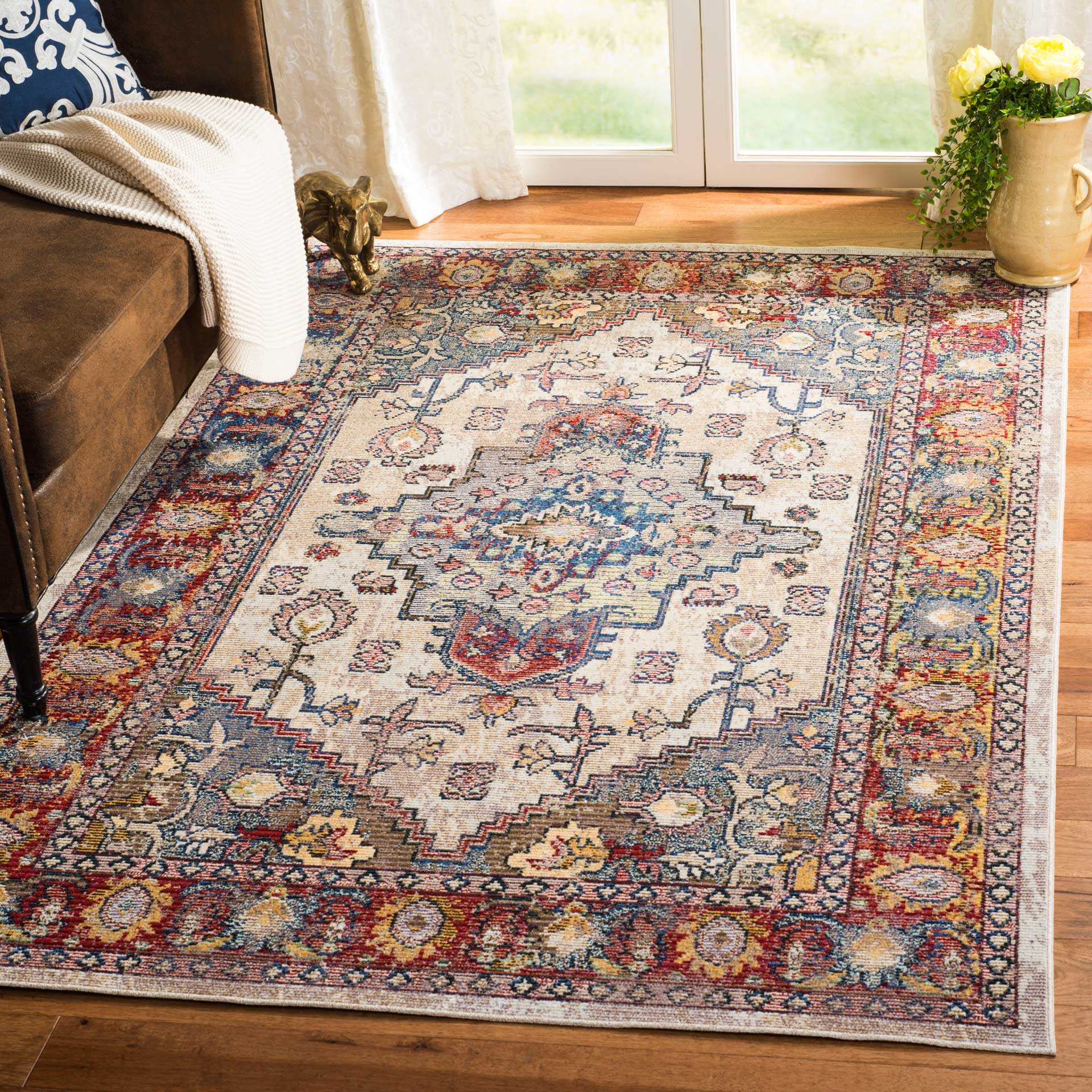 Harmony Light Gray/Rose Area Rug - Image 5